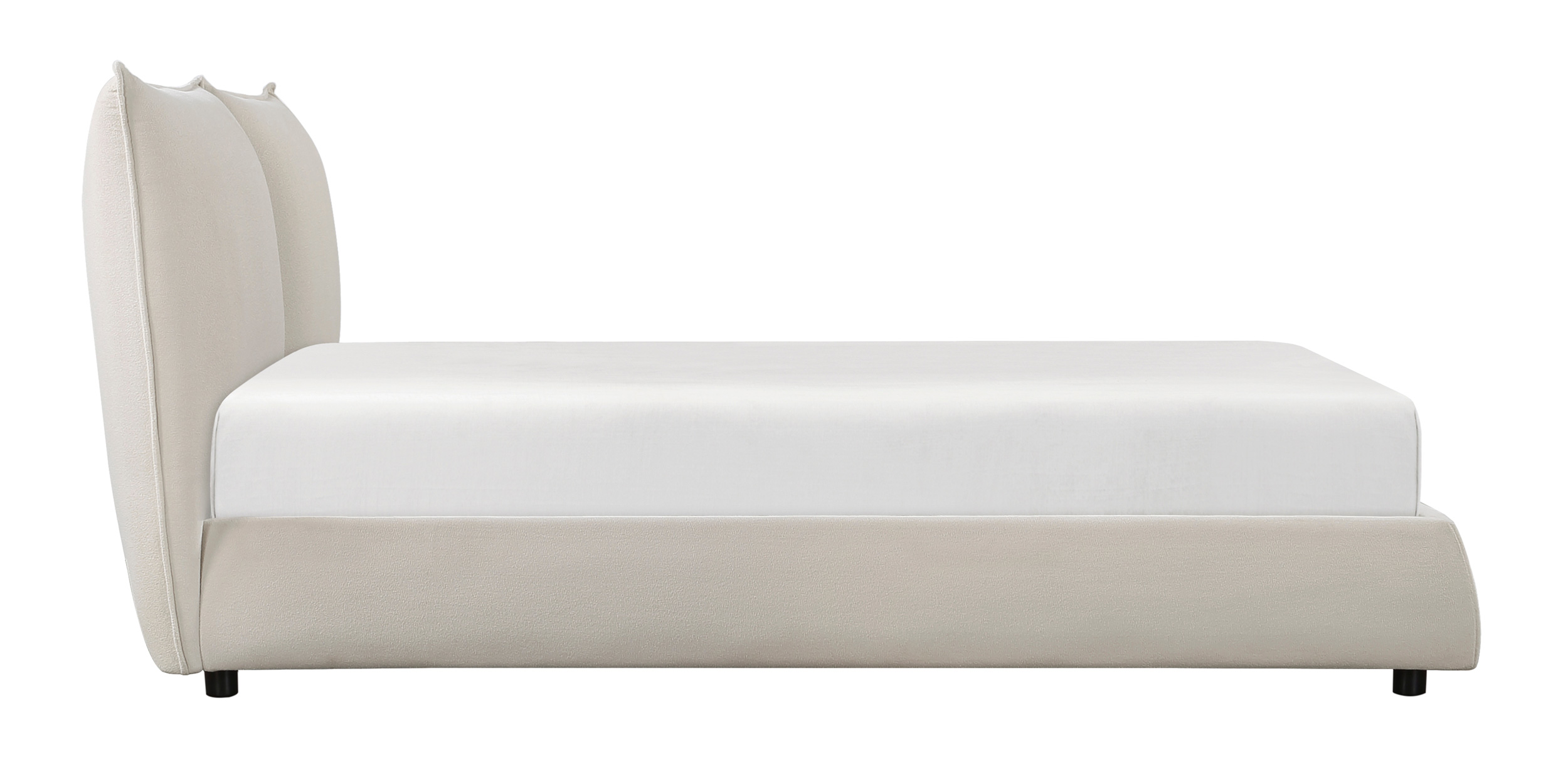 Linna Chenille California King Platform Bed