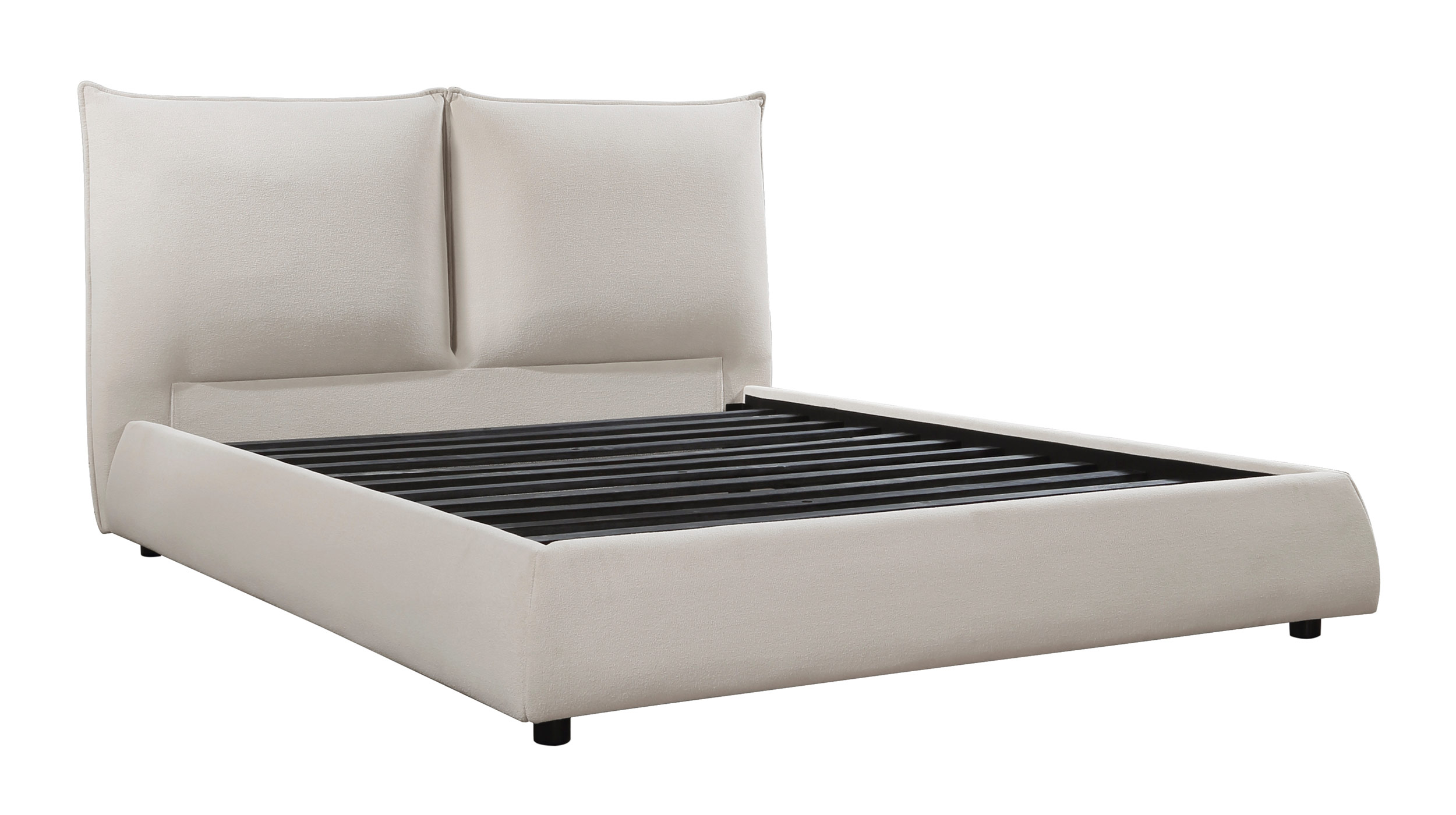 Linna Chenille Platform Bed