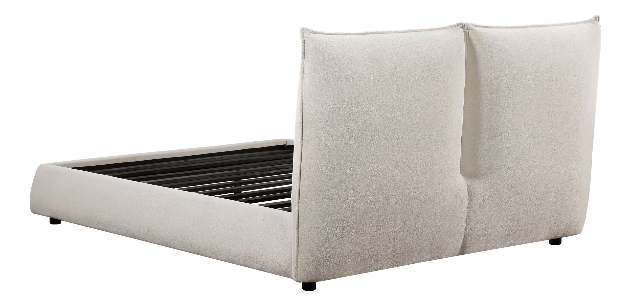 Linna Chenille Queen Platform Bed
