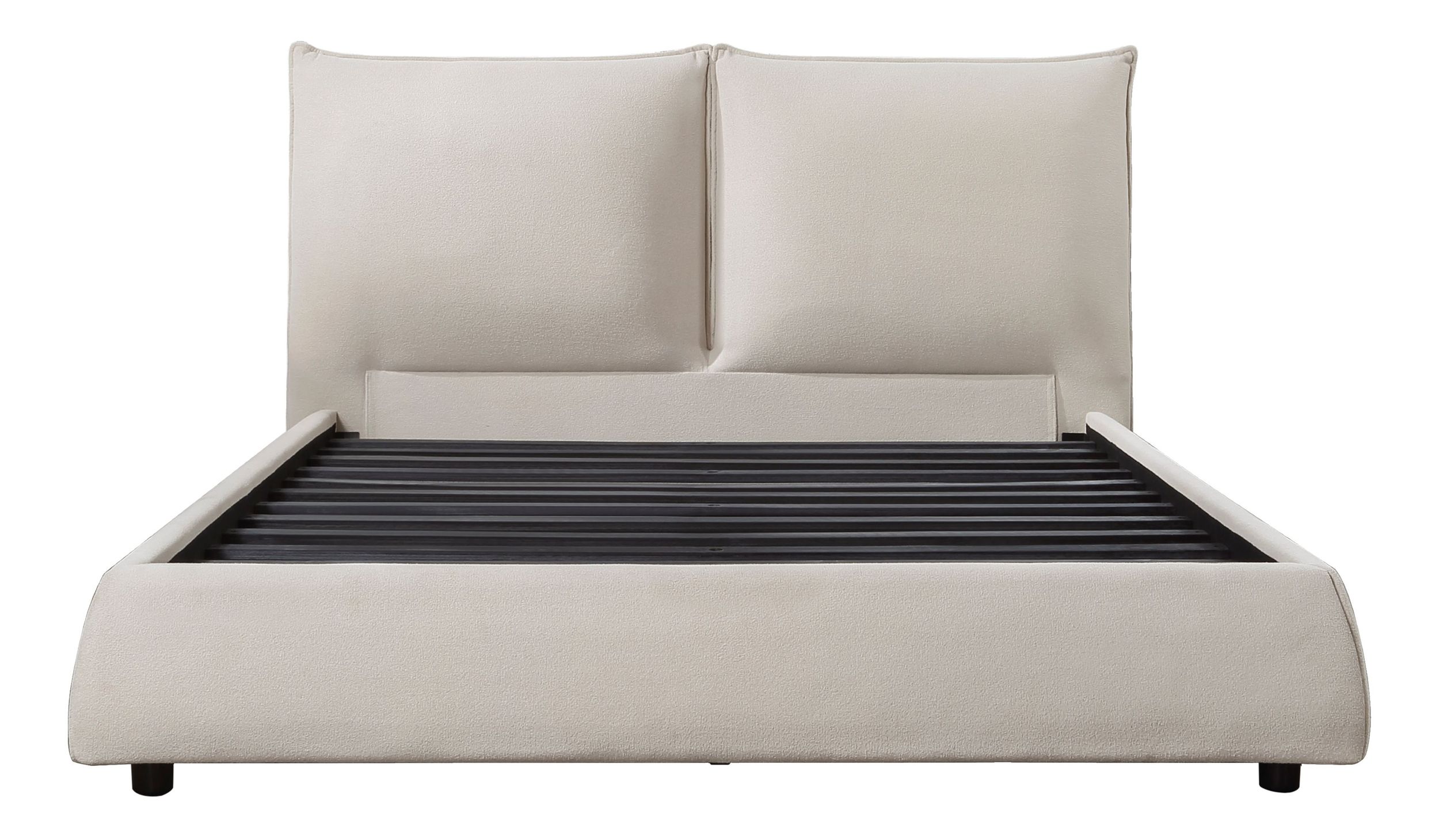 Linna Chenille California King Platform Bed
