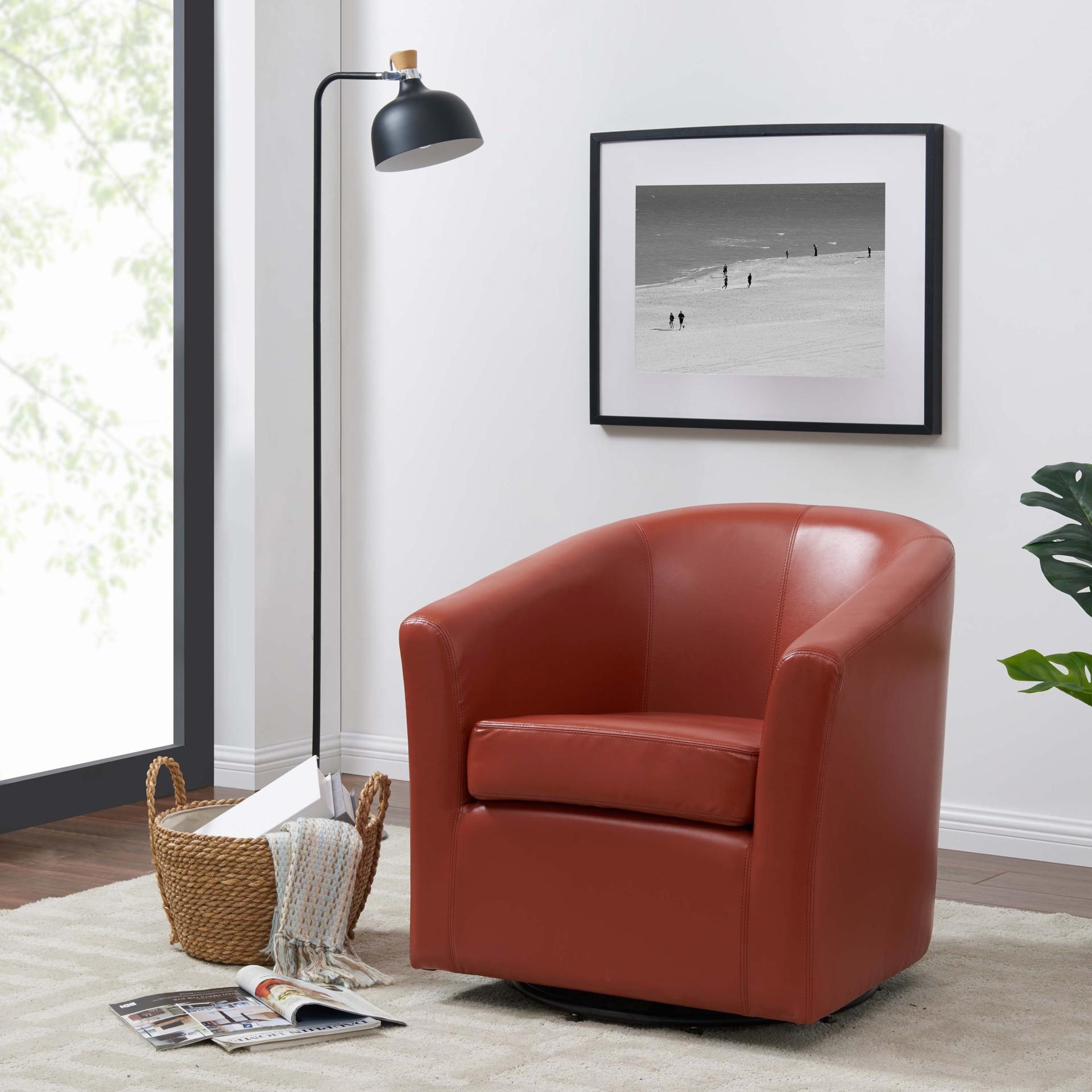 Hayden Swivel Bonded Leather Chair