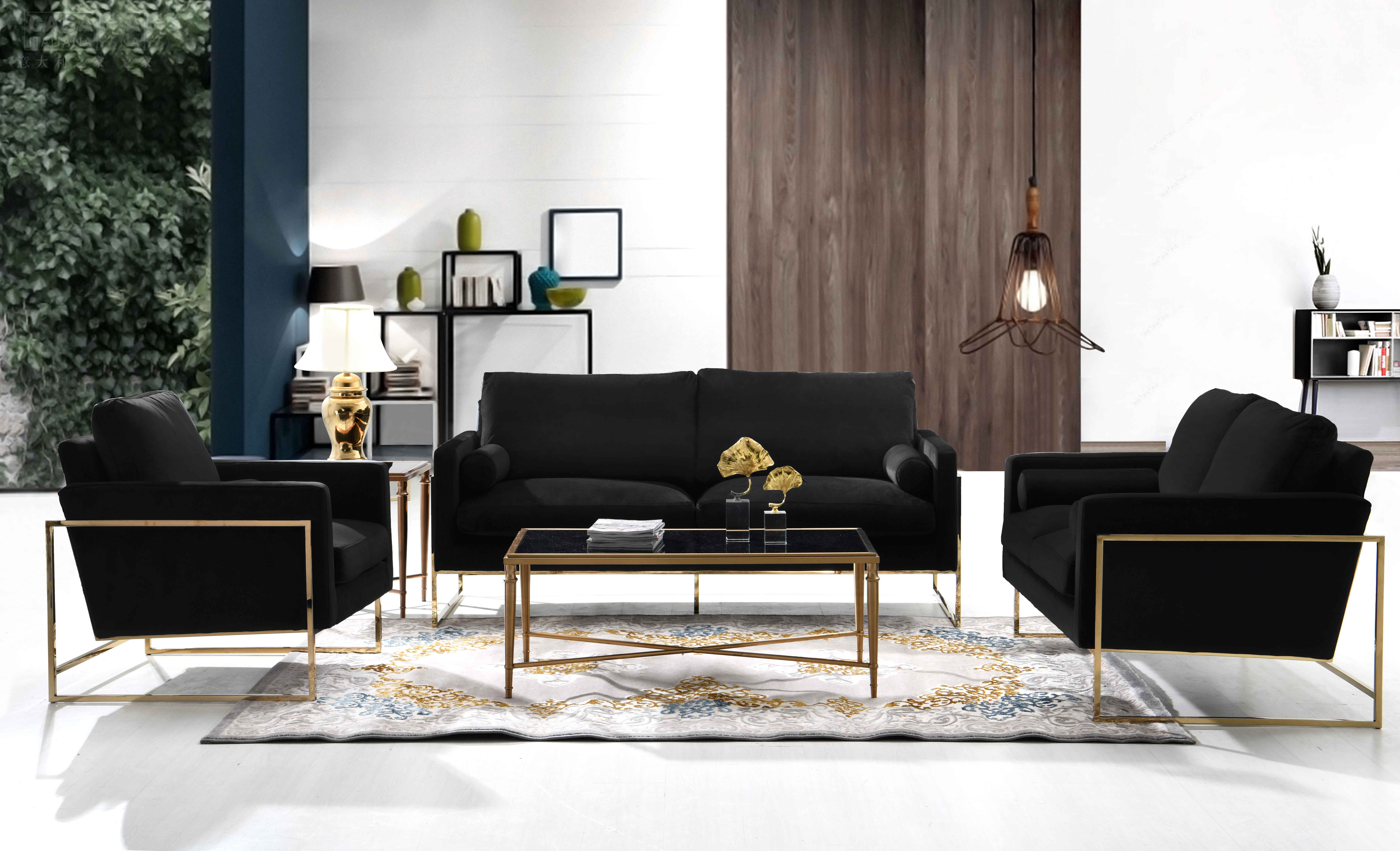 Mila Velvet Sofa