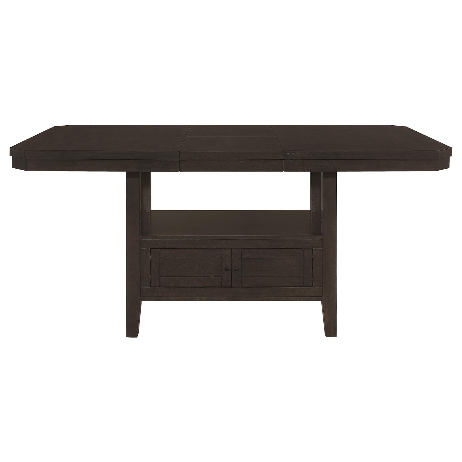 Prentiss Extendable Rectangular Wood Veneer Counter Height Table with Butterfly Leaf