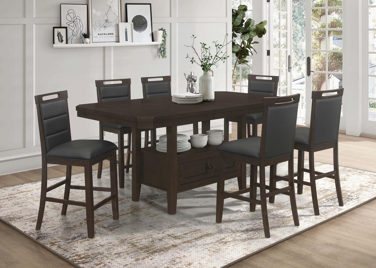 Prentiss Letherette Counter Chair
