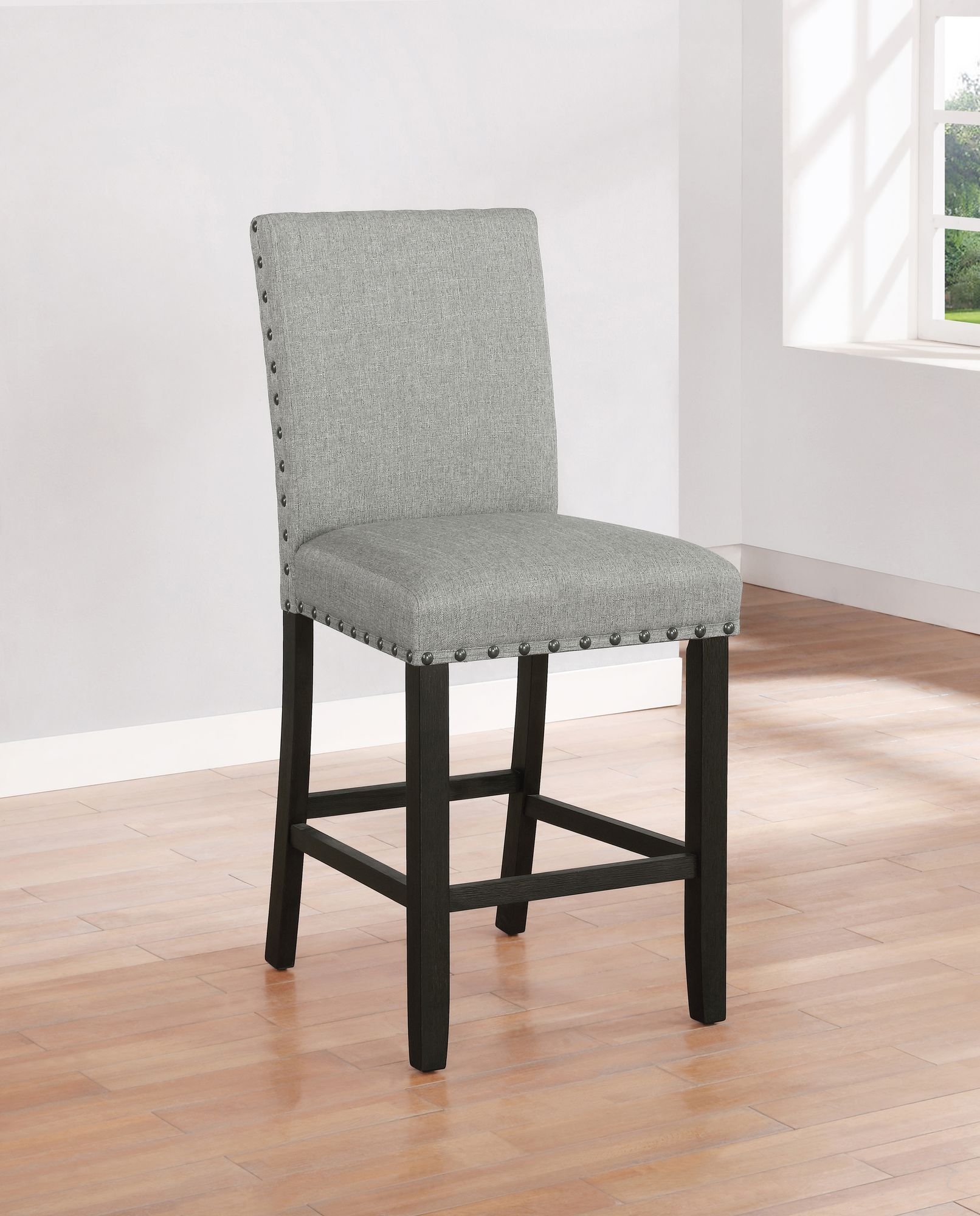 Kentfield Solid Back Fabric Counter Stool