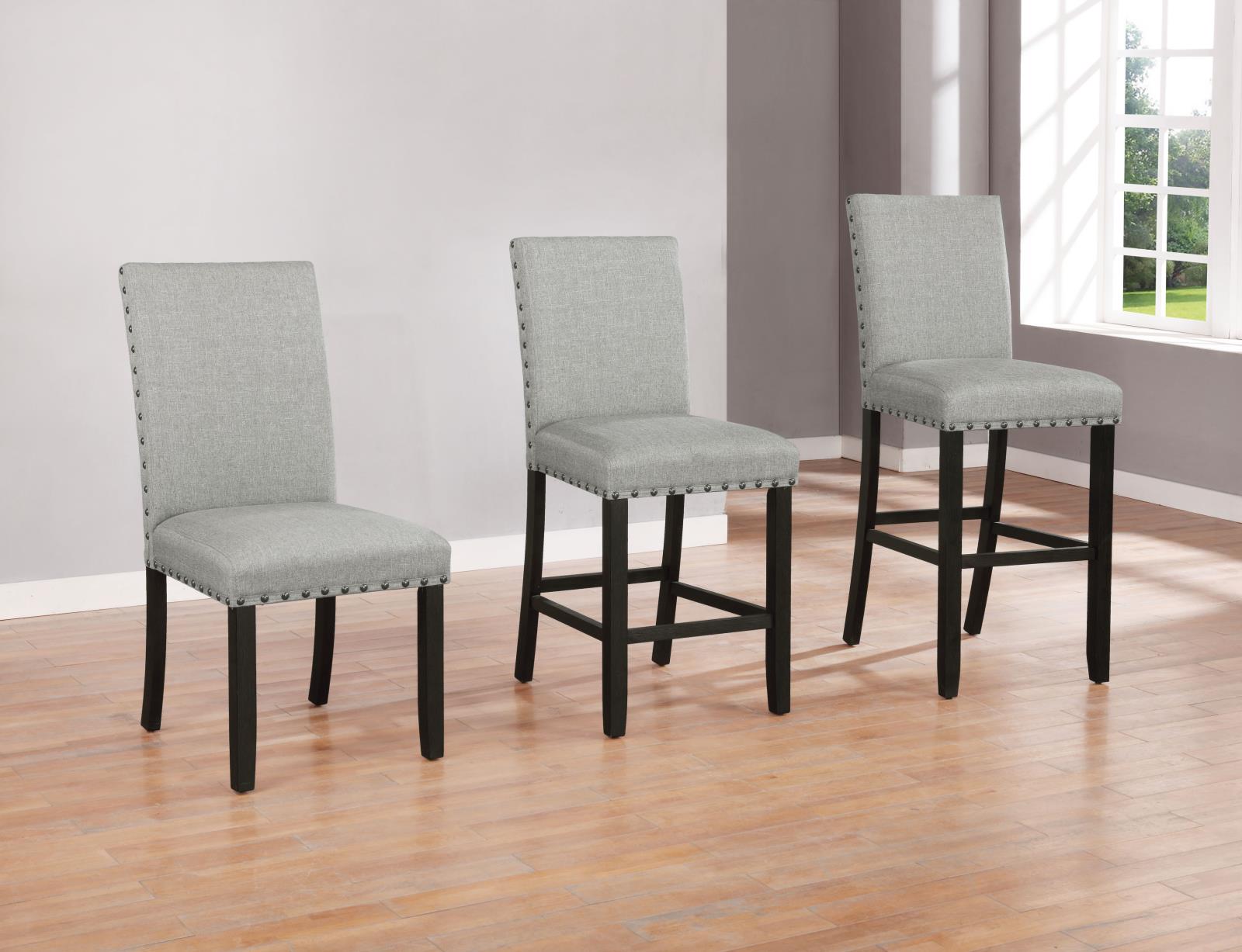 Kentfield Solid Back Fabric Counter Stool