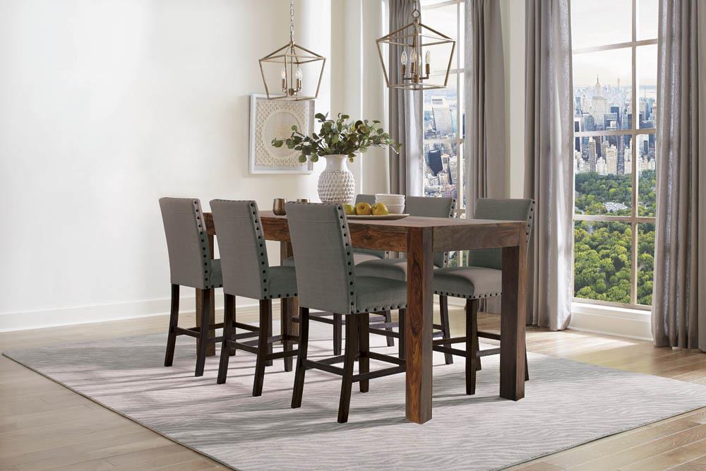 Kentfield Solid Back Fabric Counter Stool