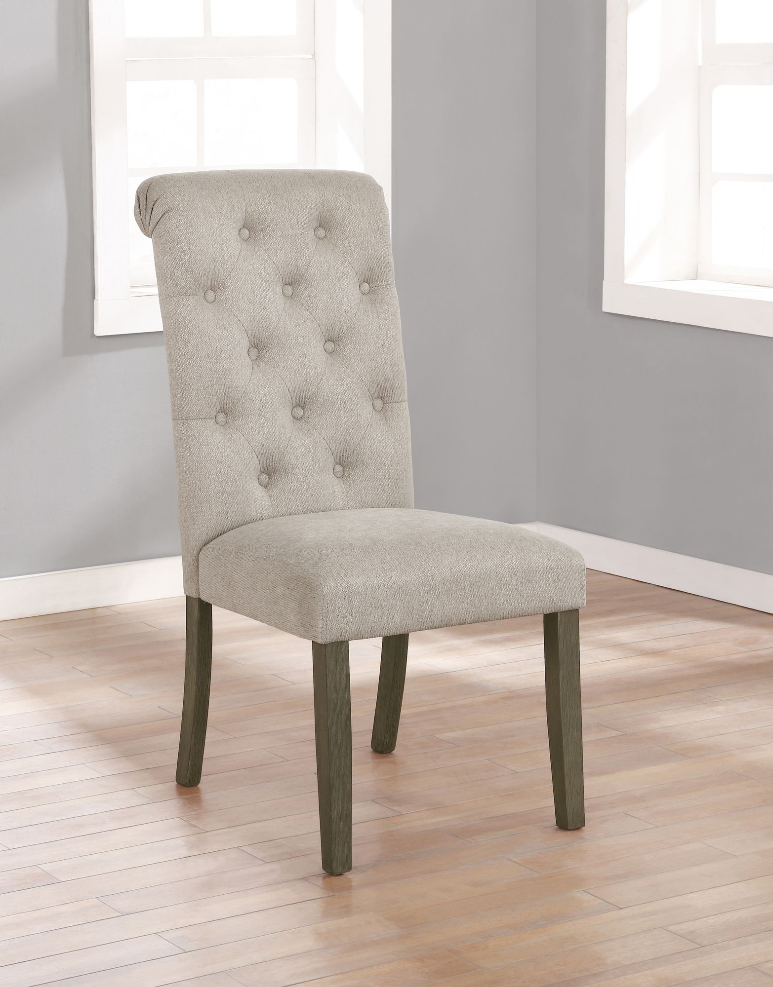 Balboa Fabric Tufted Back Side Chair