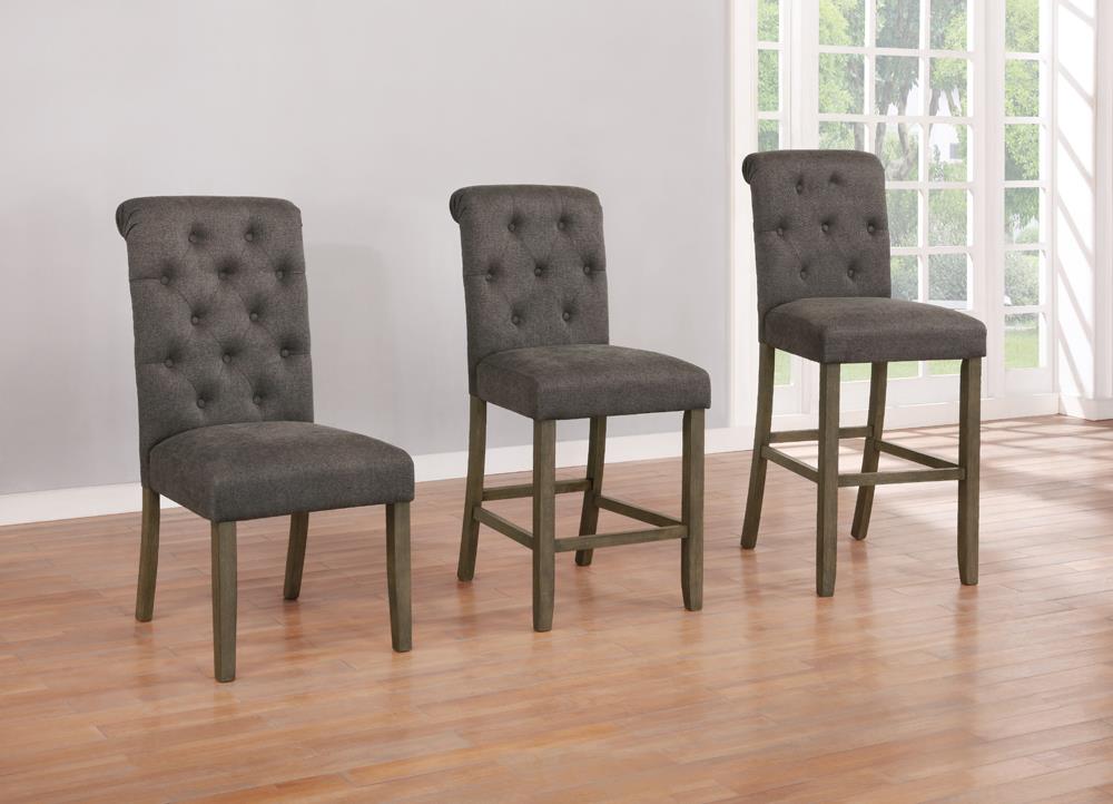 Balboa Fabric Tufted Back Bar Stool