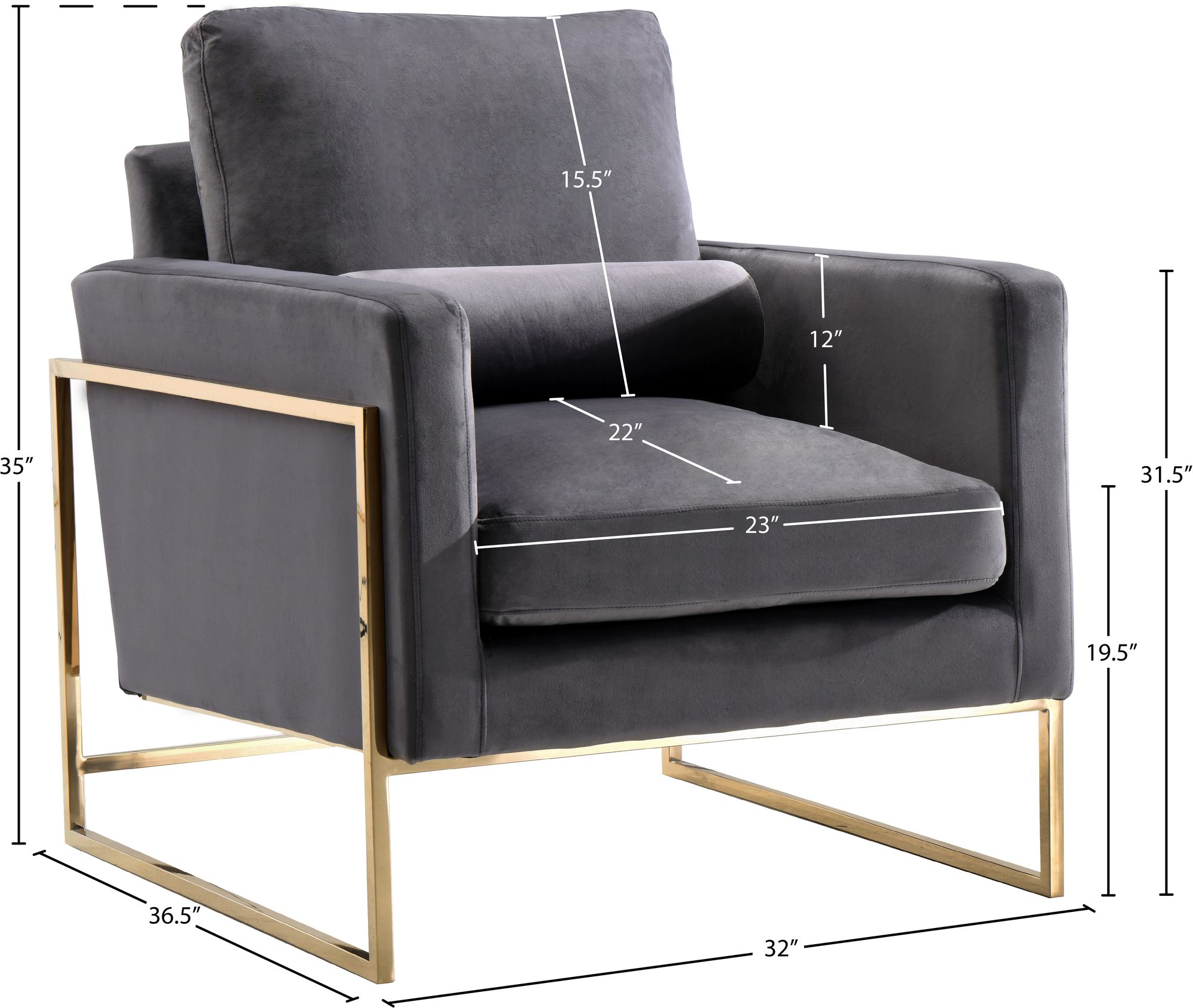Mila Velvet Chair