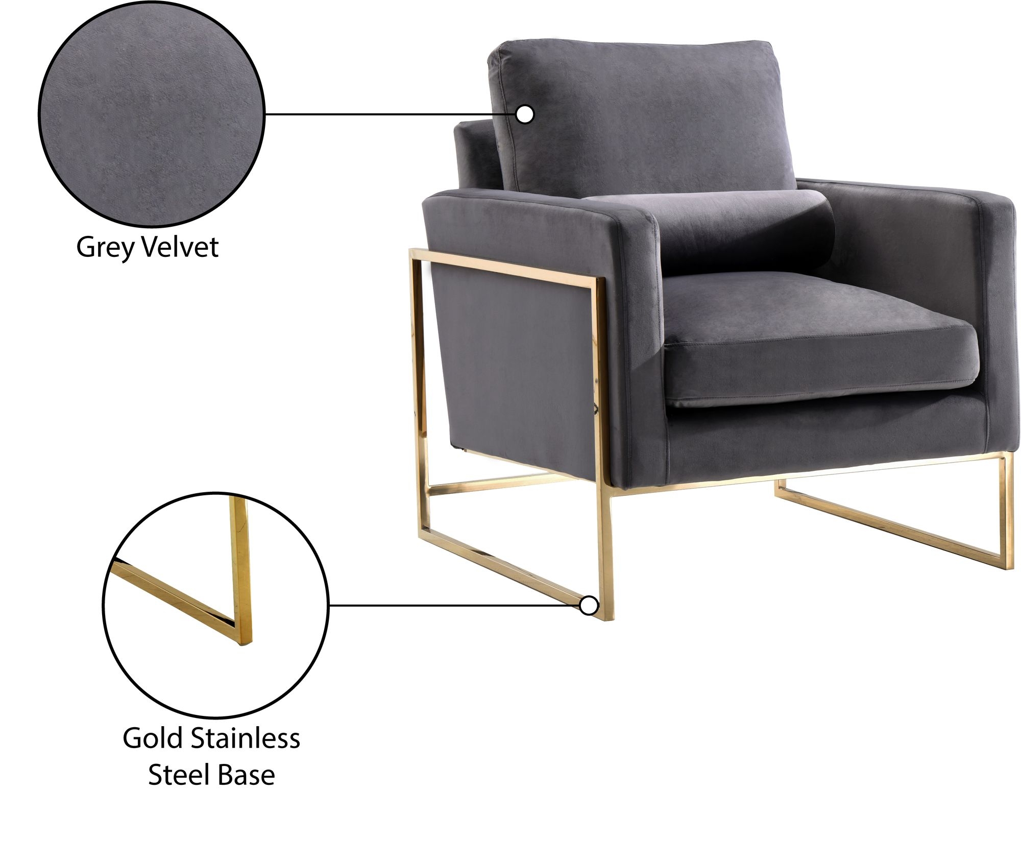 Mila Velvet Chair