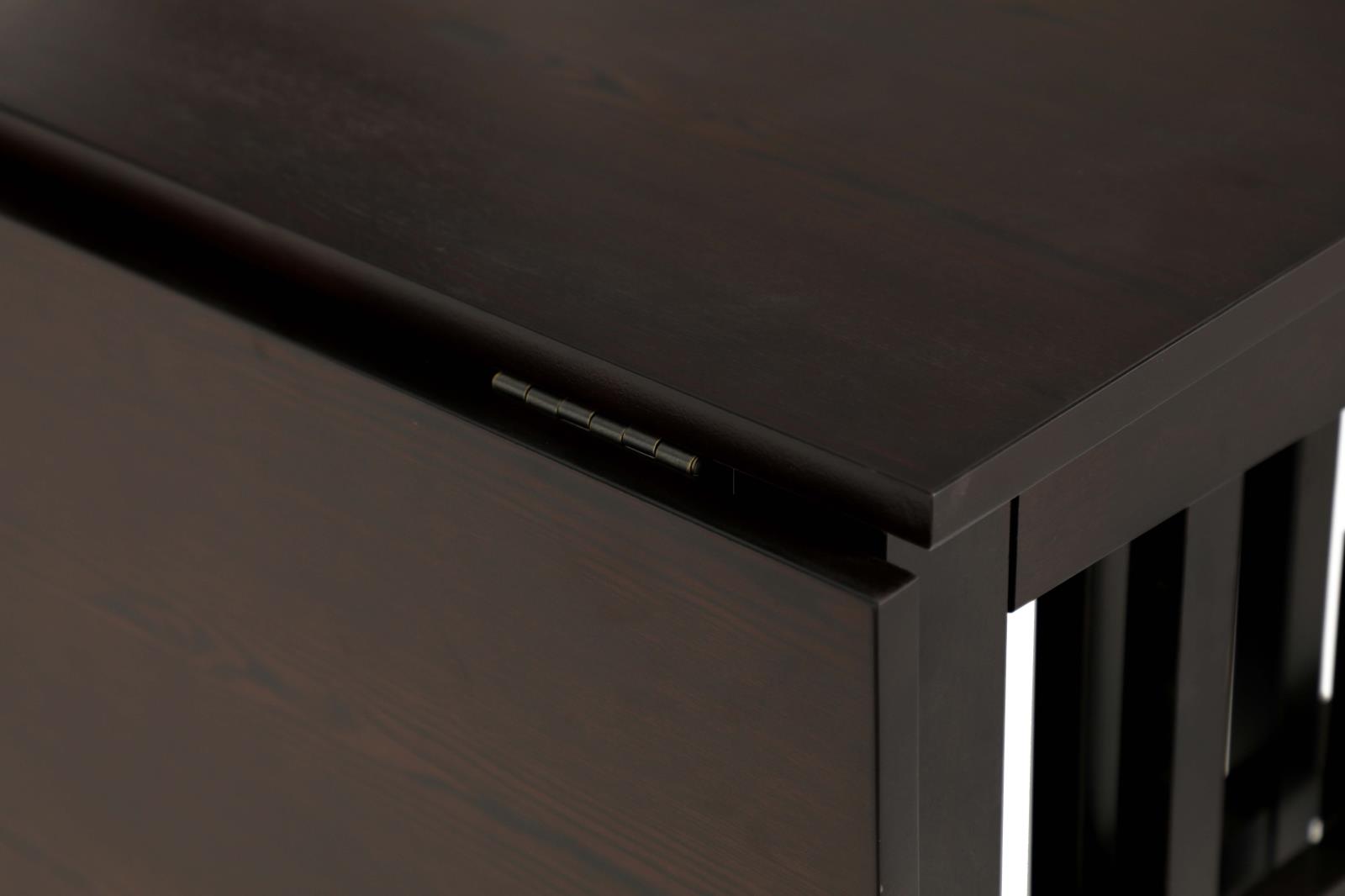 Carmina Wood Veneer Rectangular Counter Height Table