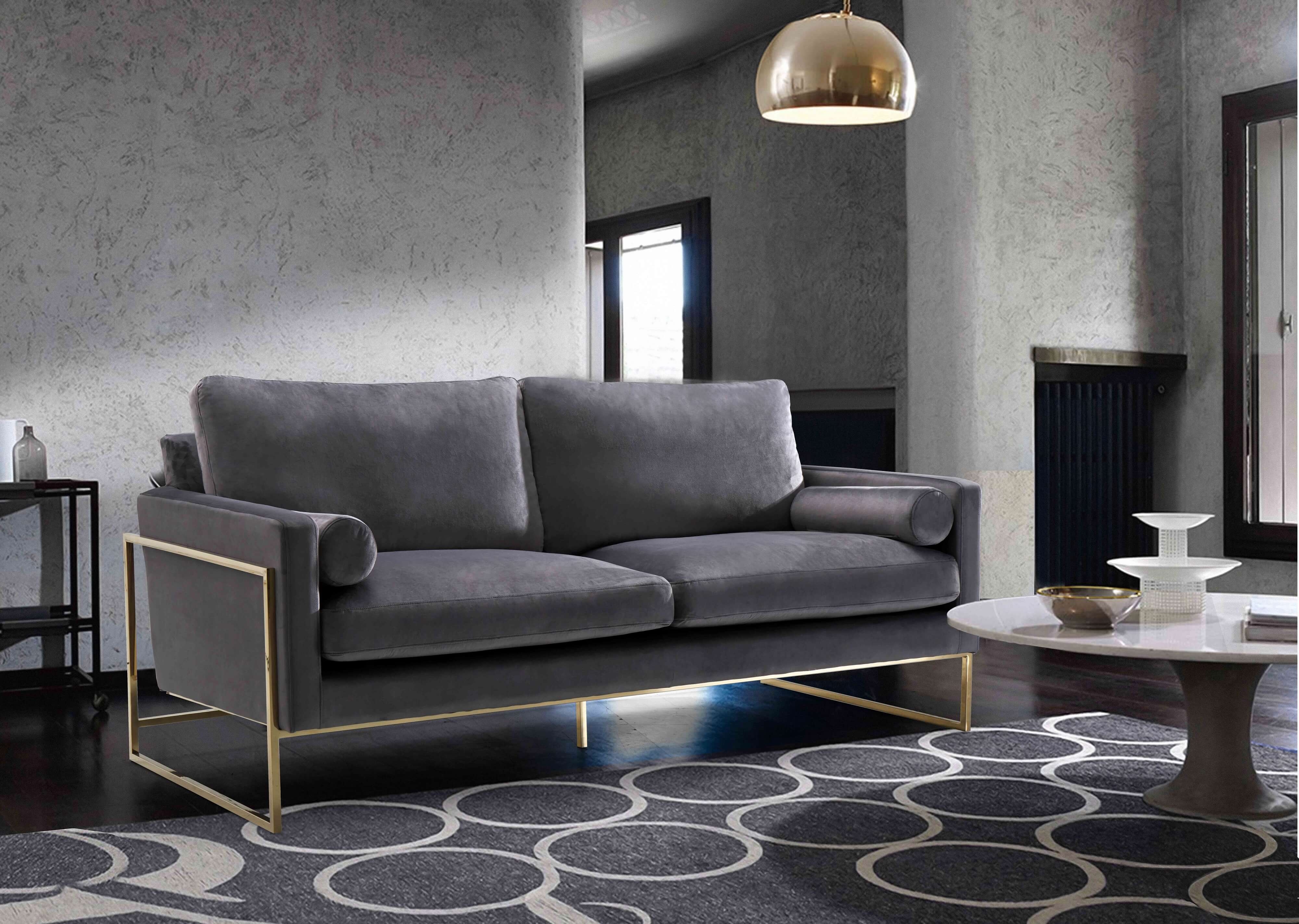 Mila Velvet Sofa