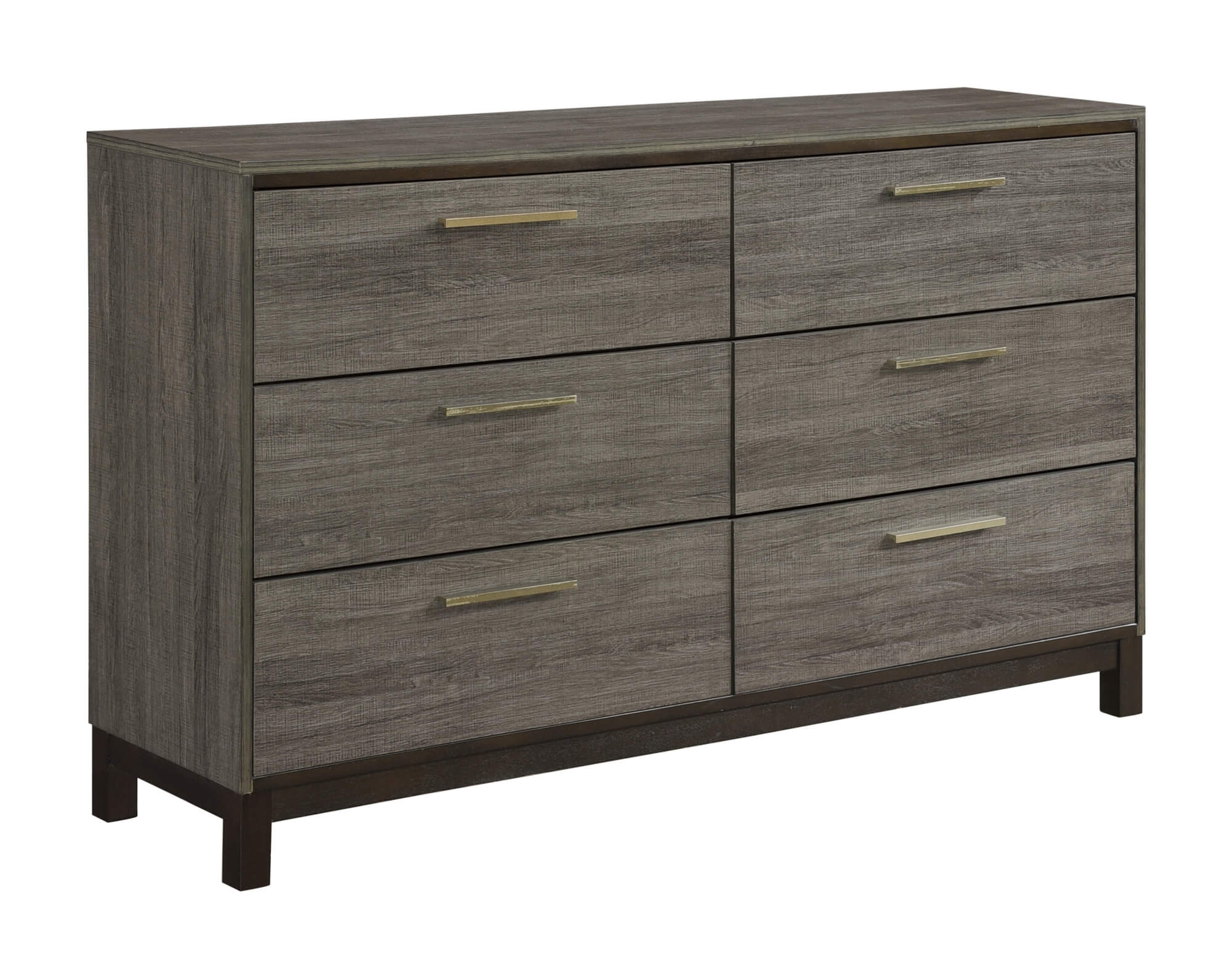  6 Drawers Modern Wide Dresser