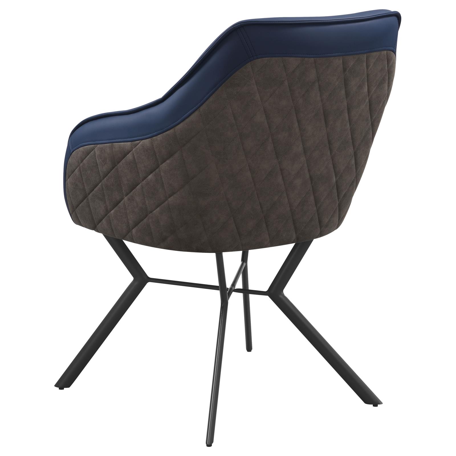 Trevon Leatherette Tufted Side Chair