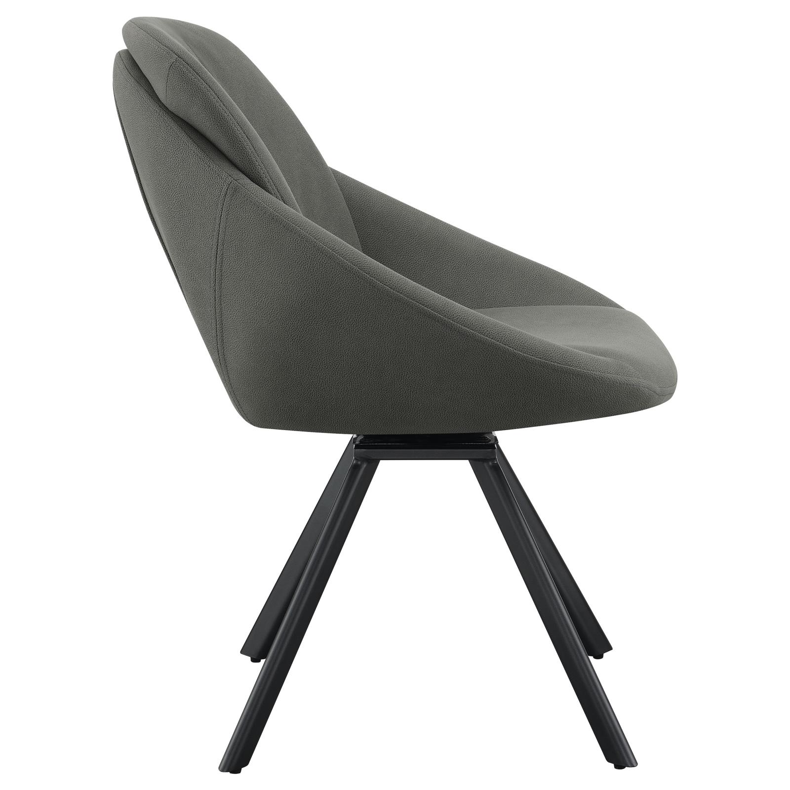 Mina Fabric Swivel Padded Side Chair