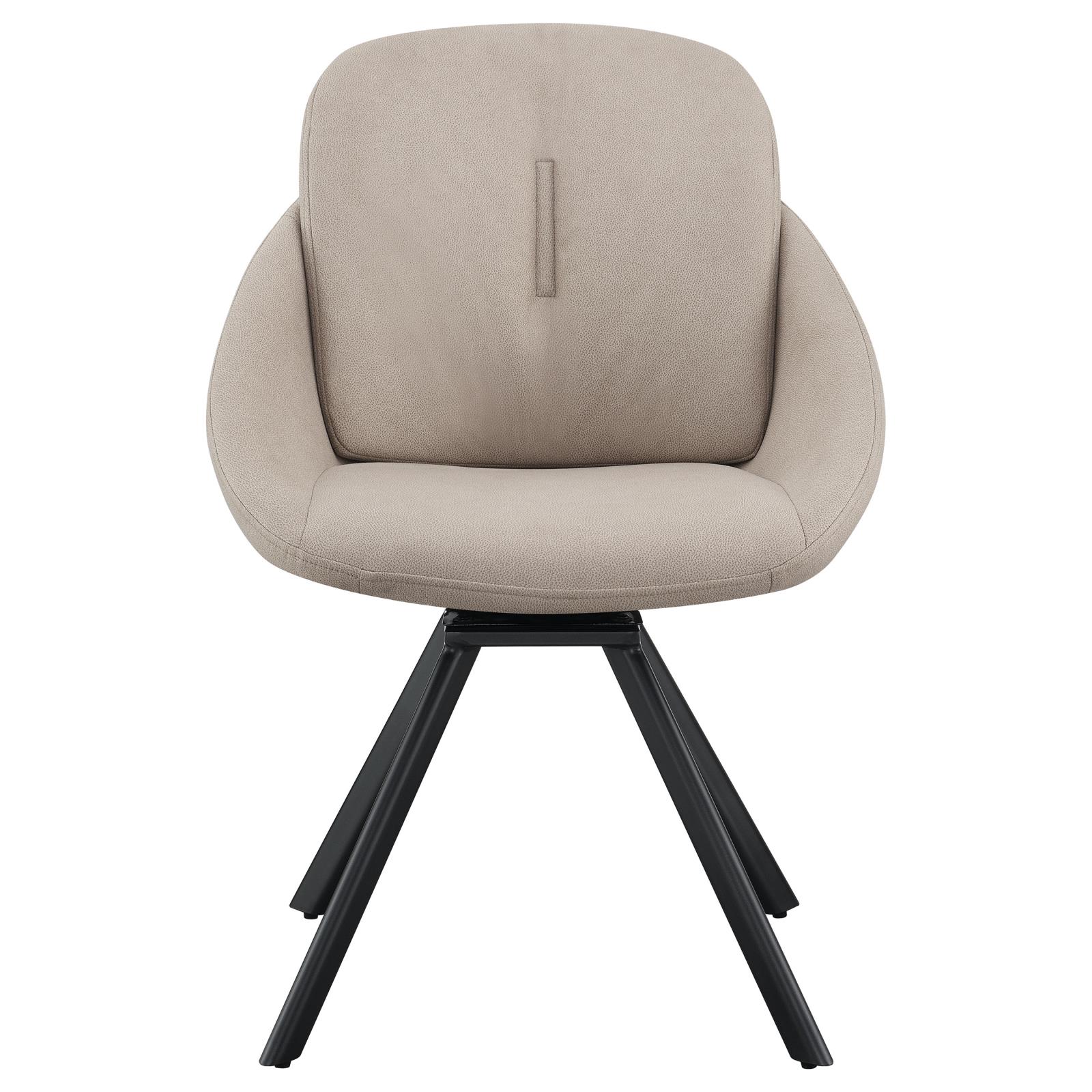 Mina Fabric Swivel Padded Side Chair
