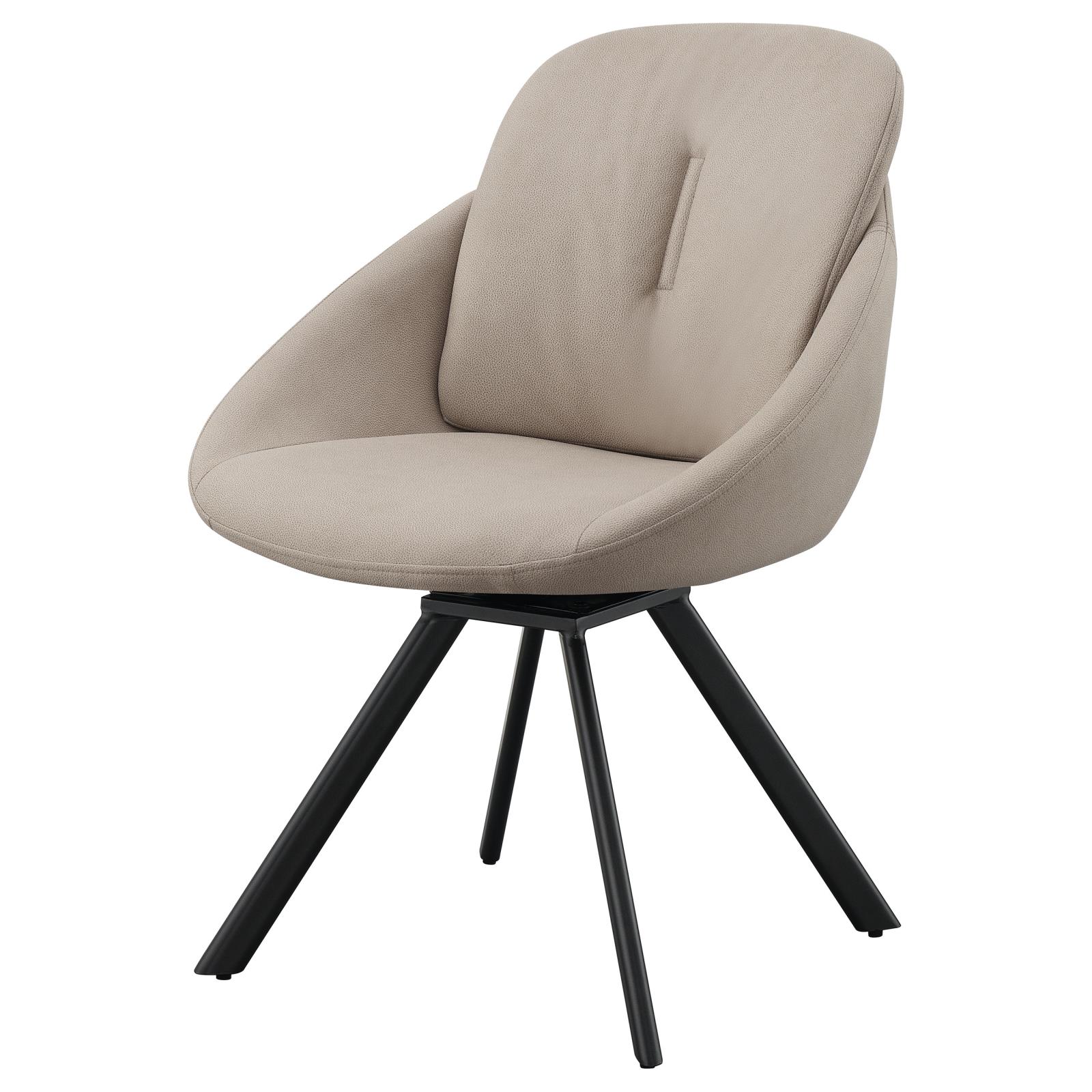 Mina Fabric Swivel Padded Side Chair
