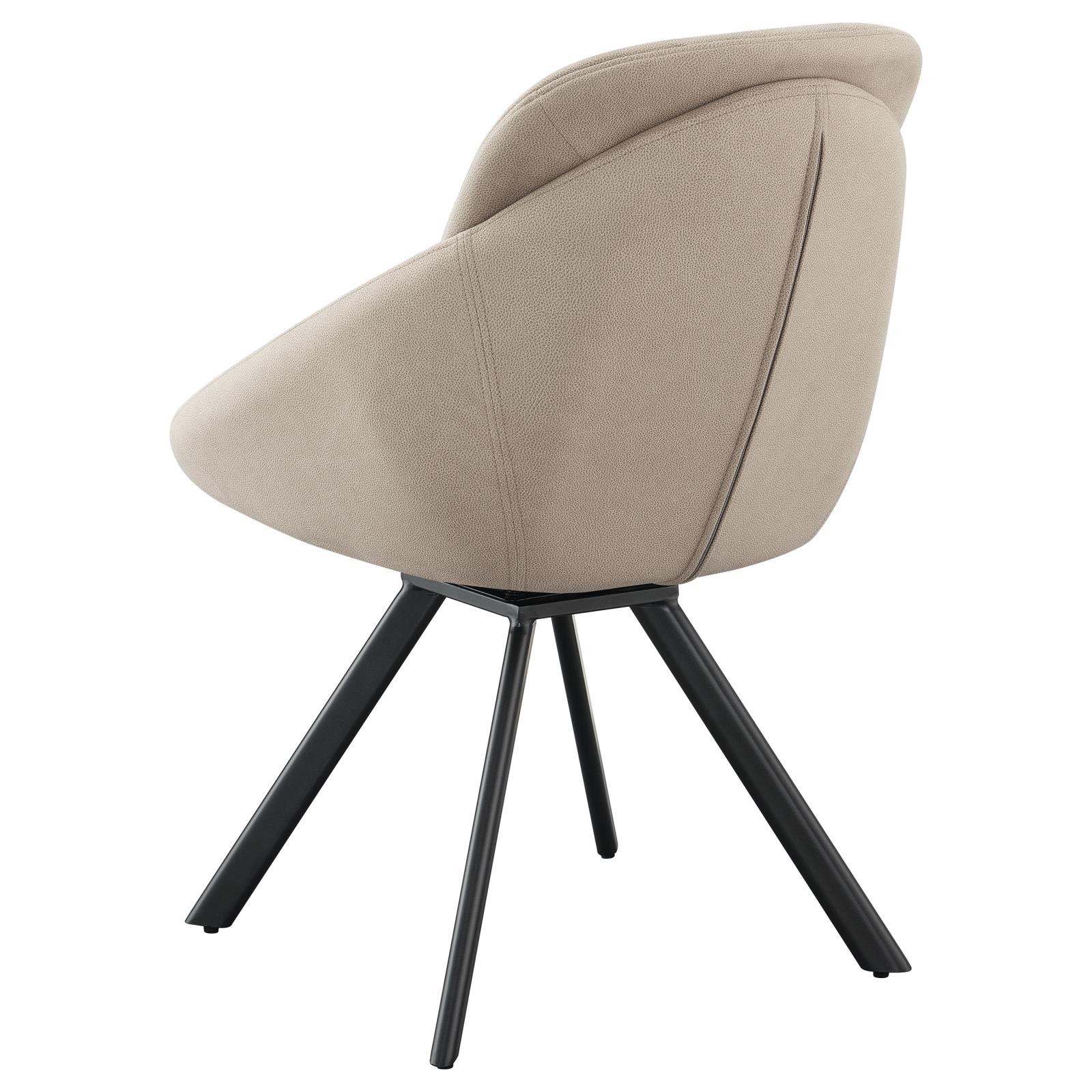 Mina Fabric Swivel Padded Side Chair