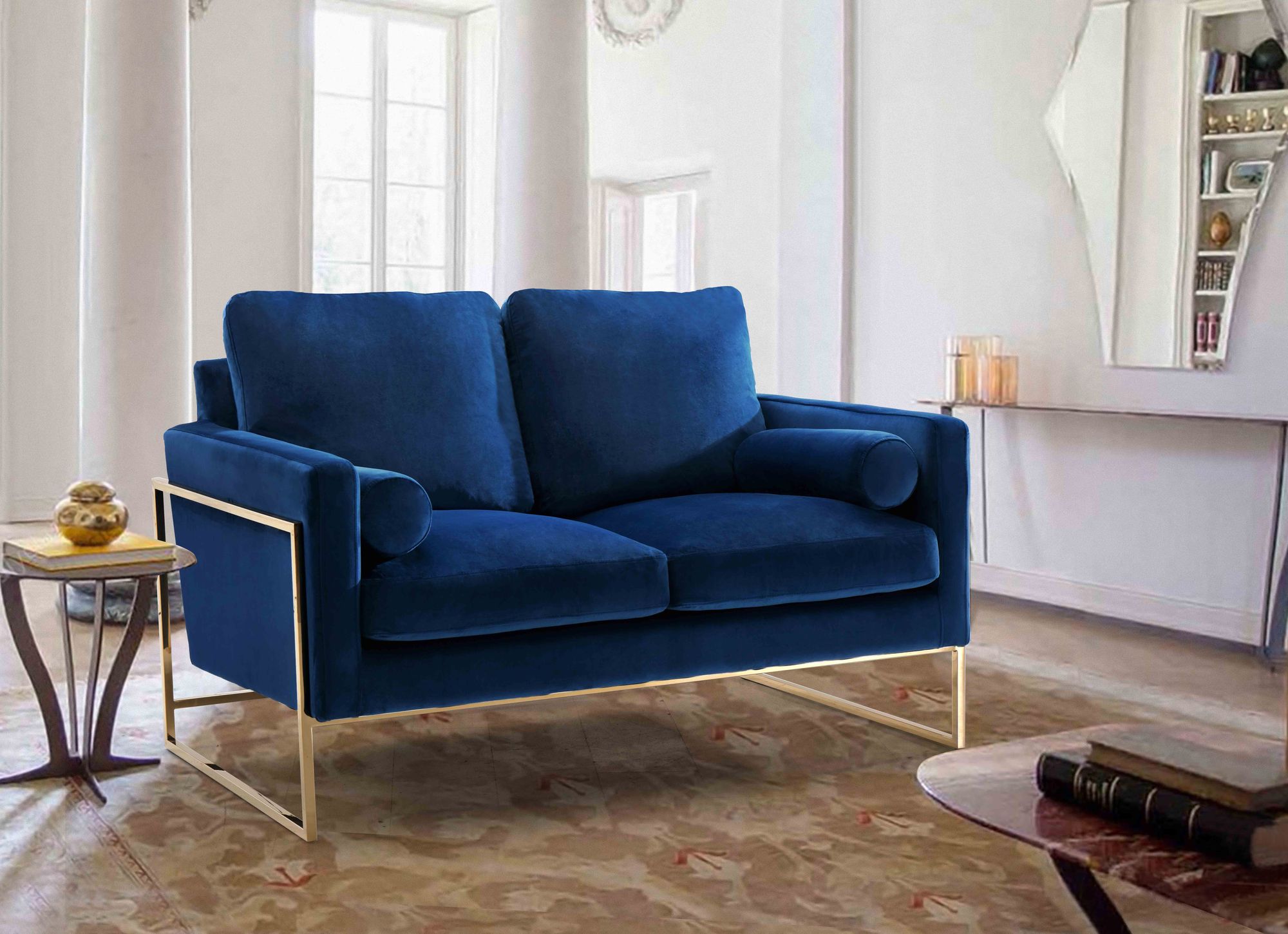 Mila Velvet Loveseat