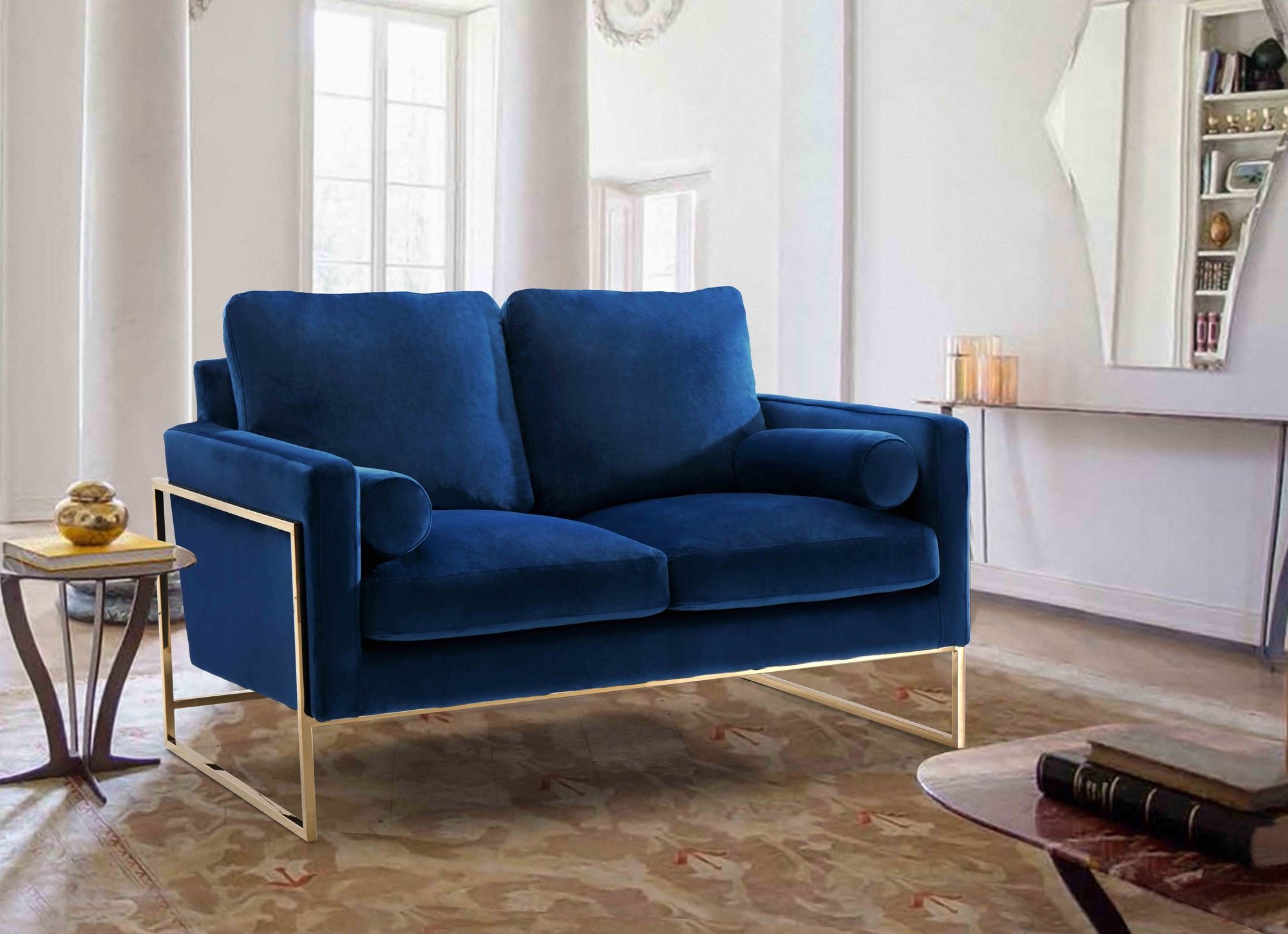 Mila Velvet Loveseat