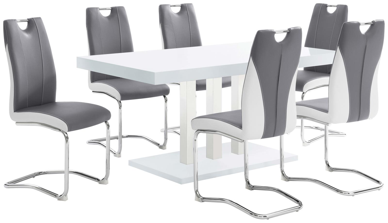 Brooklyn Wood Veneer Rectangular Dining Table