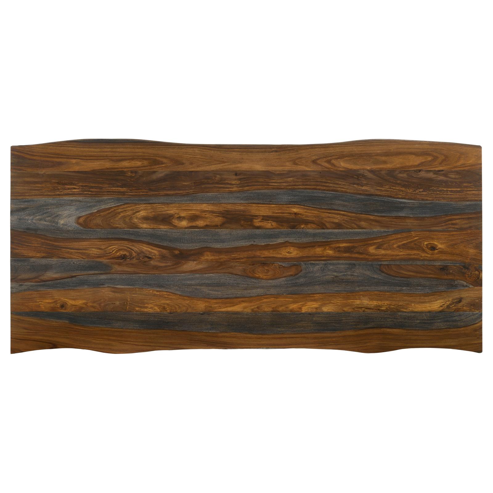Neve Live-edge Wood Dining Table with Hairpin Legs