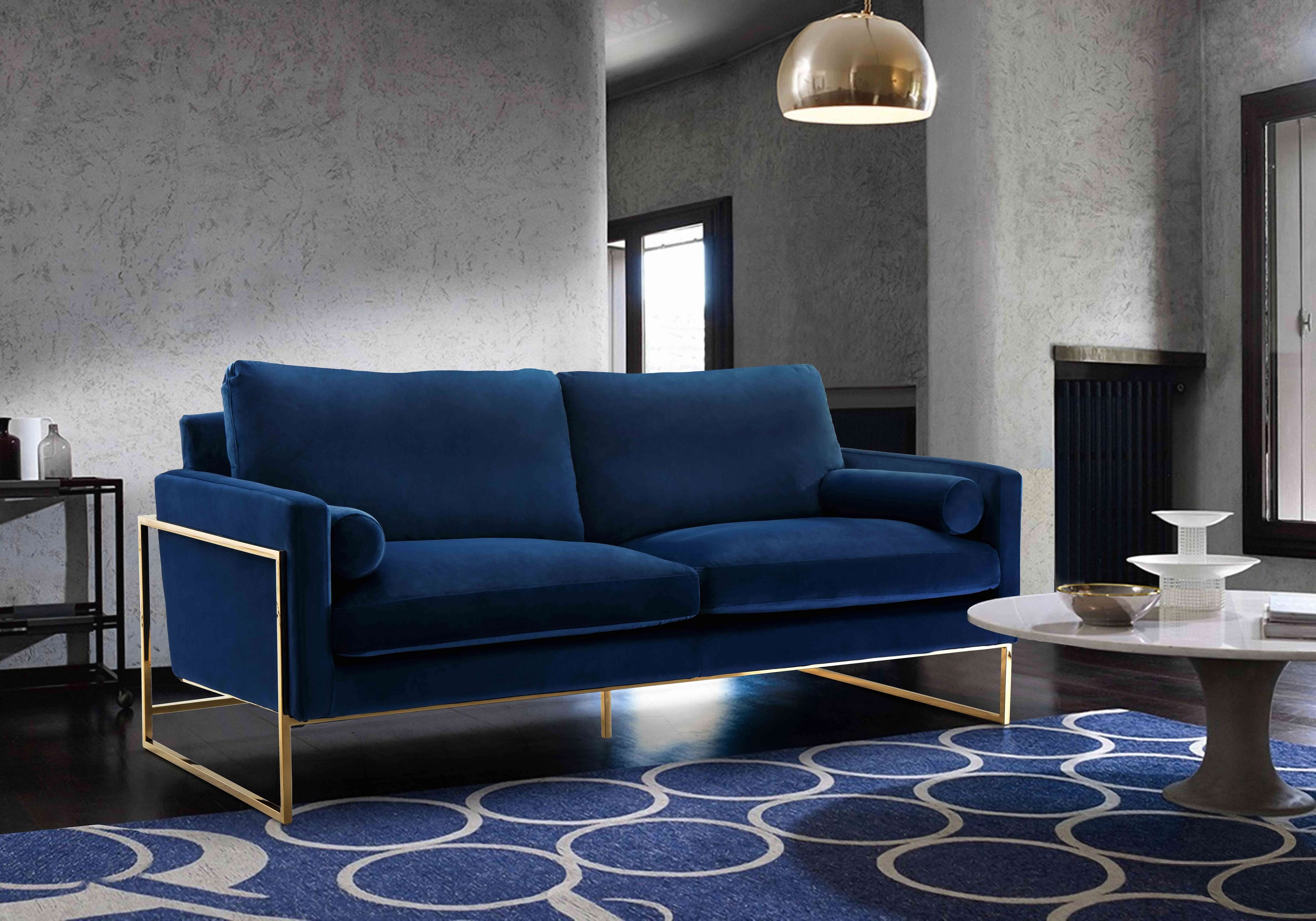 Mila Velvet Sofa
