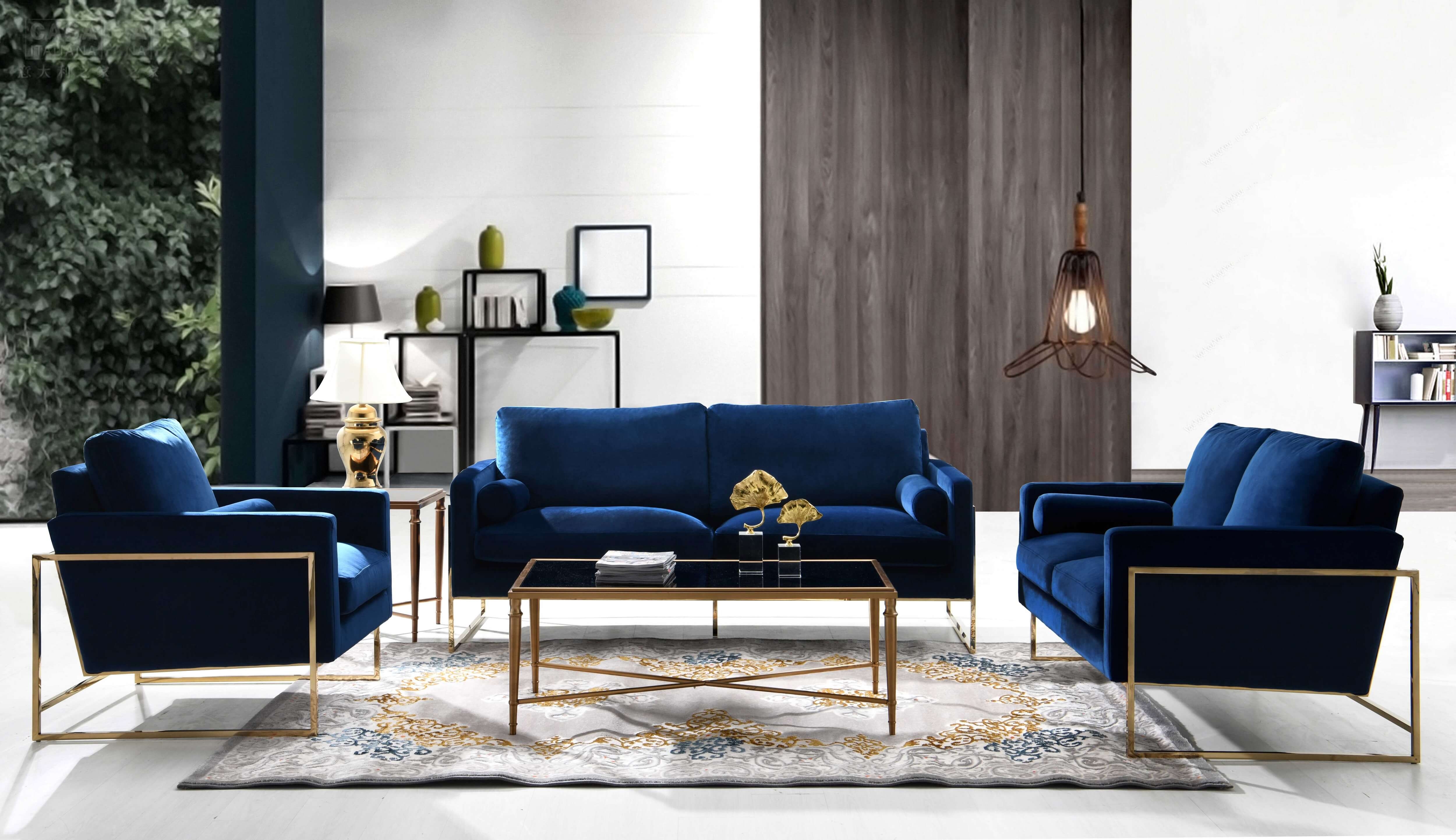Mila Velvet Sofa