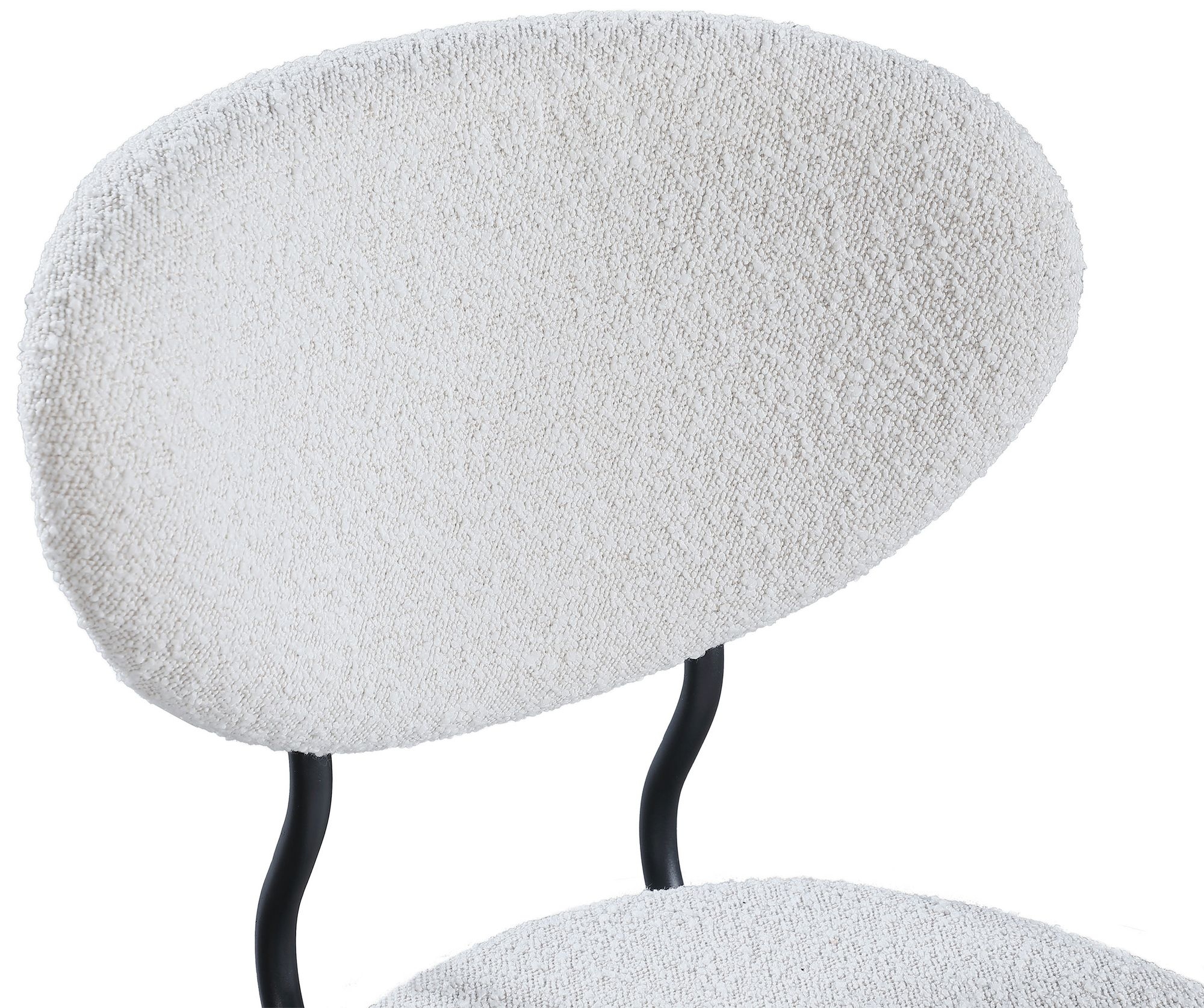 Allure Boucle Fabric Dining Chair