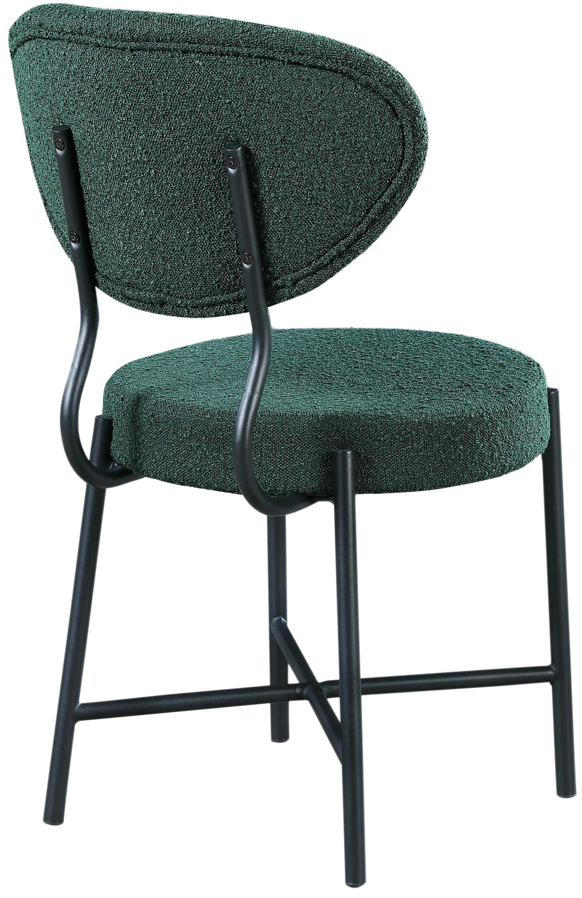 Allure Boucle Fabric Dining Chair