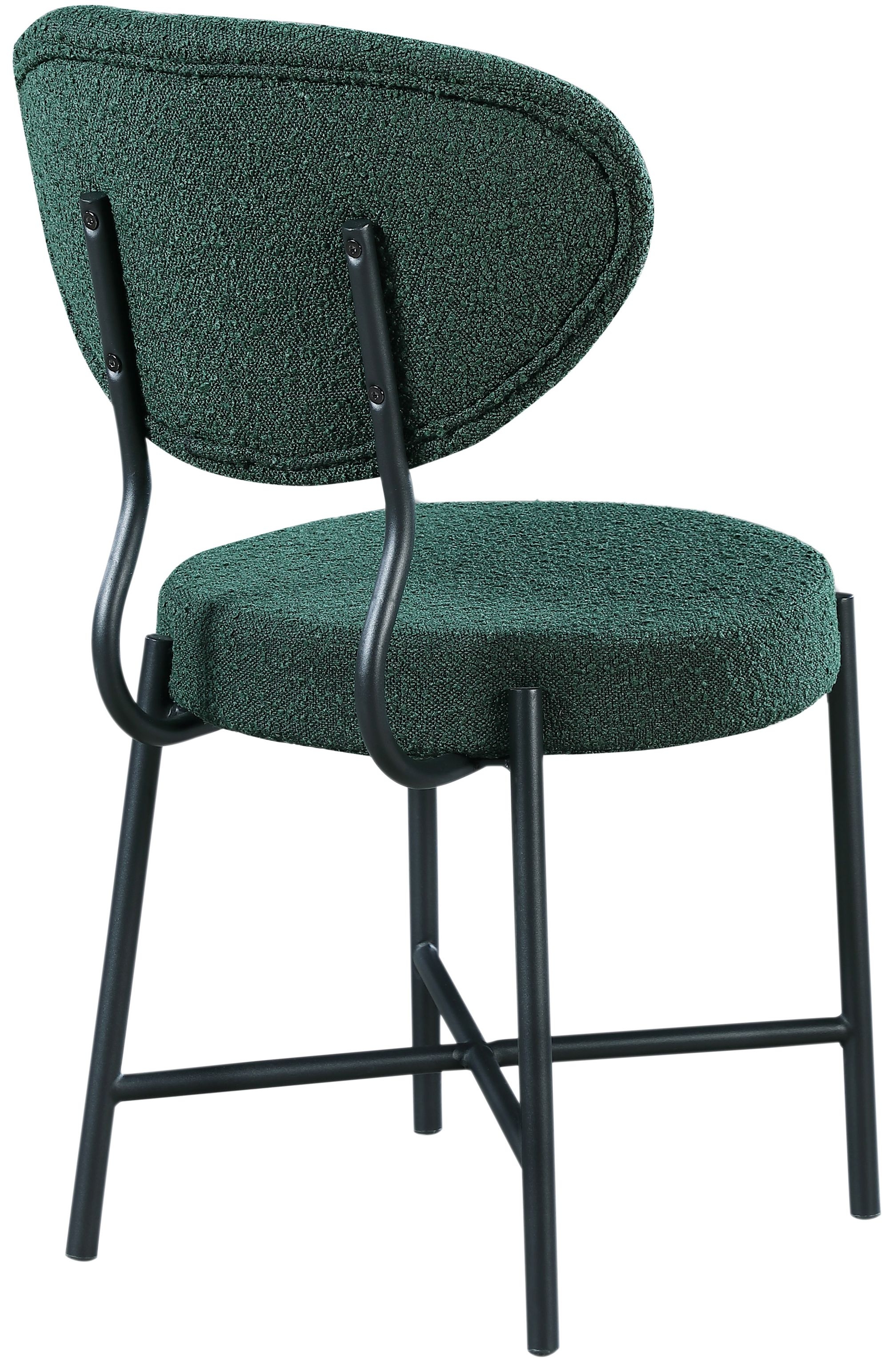Allure Boucle Fabric Dining Chair