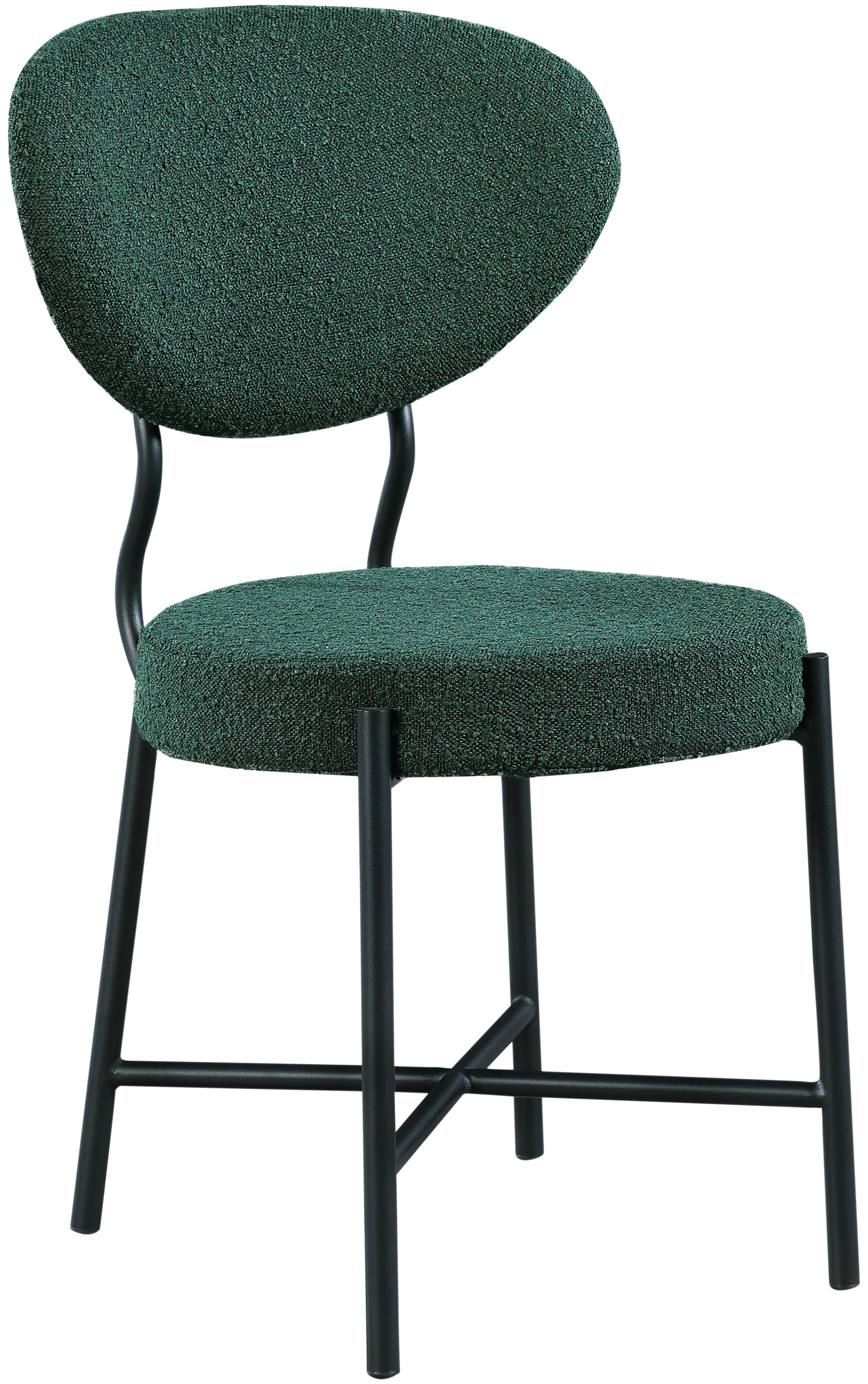 Allure Boucle Fabric Dining Chair
