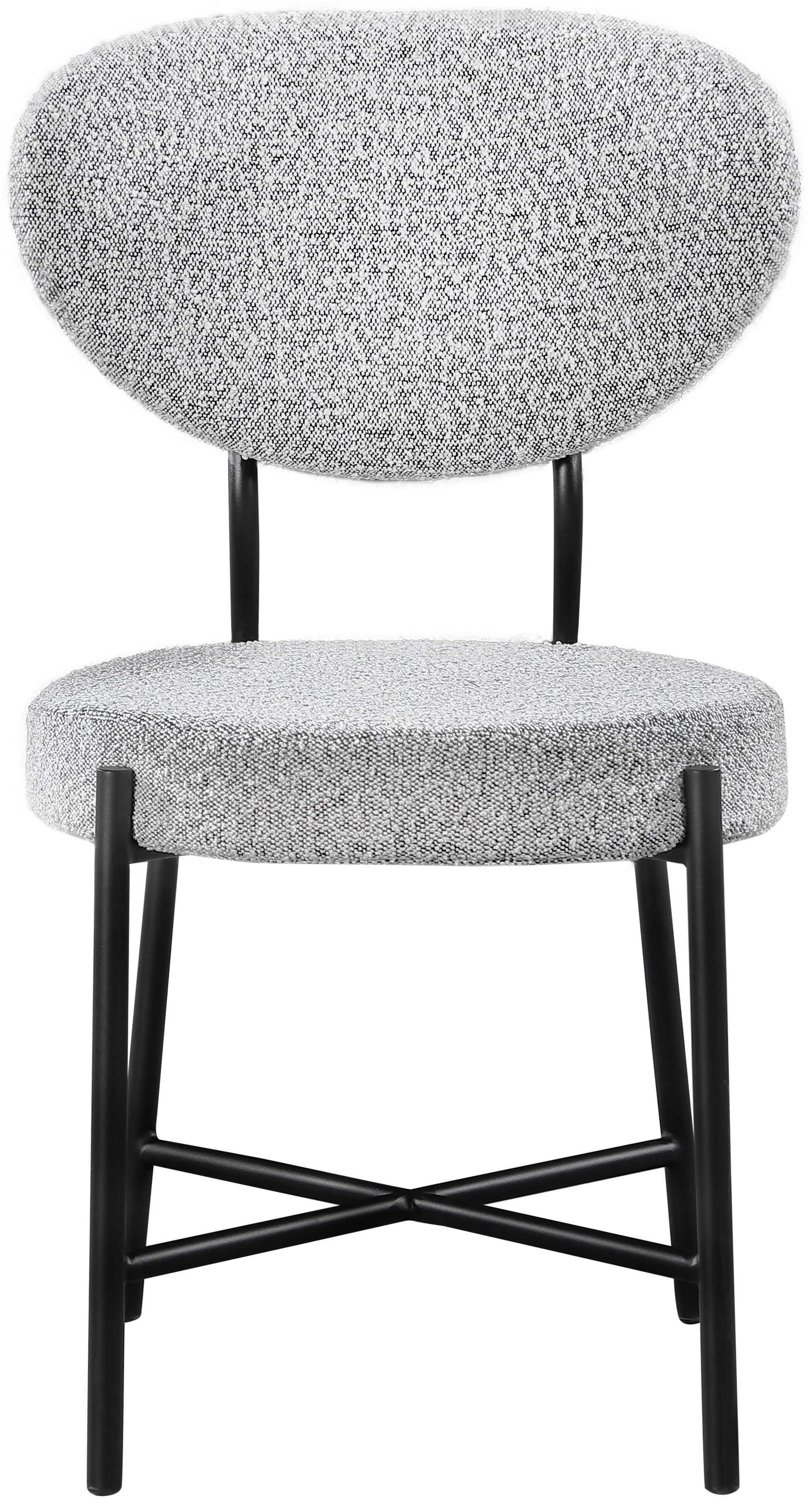 Allure Boucle Fabric Dining Chair