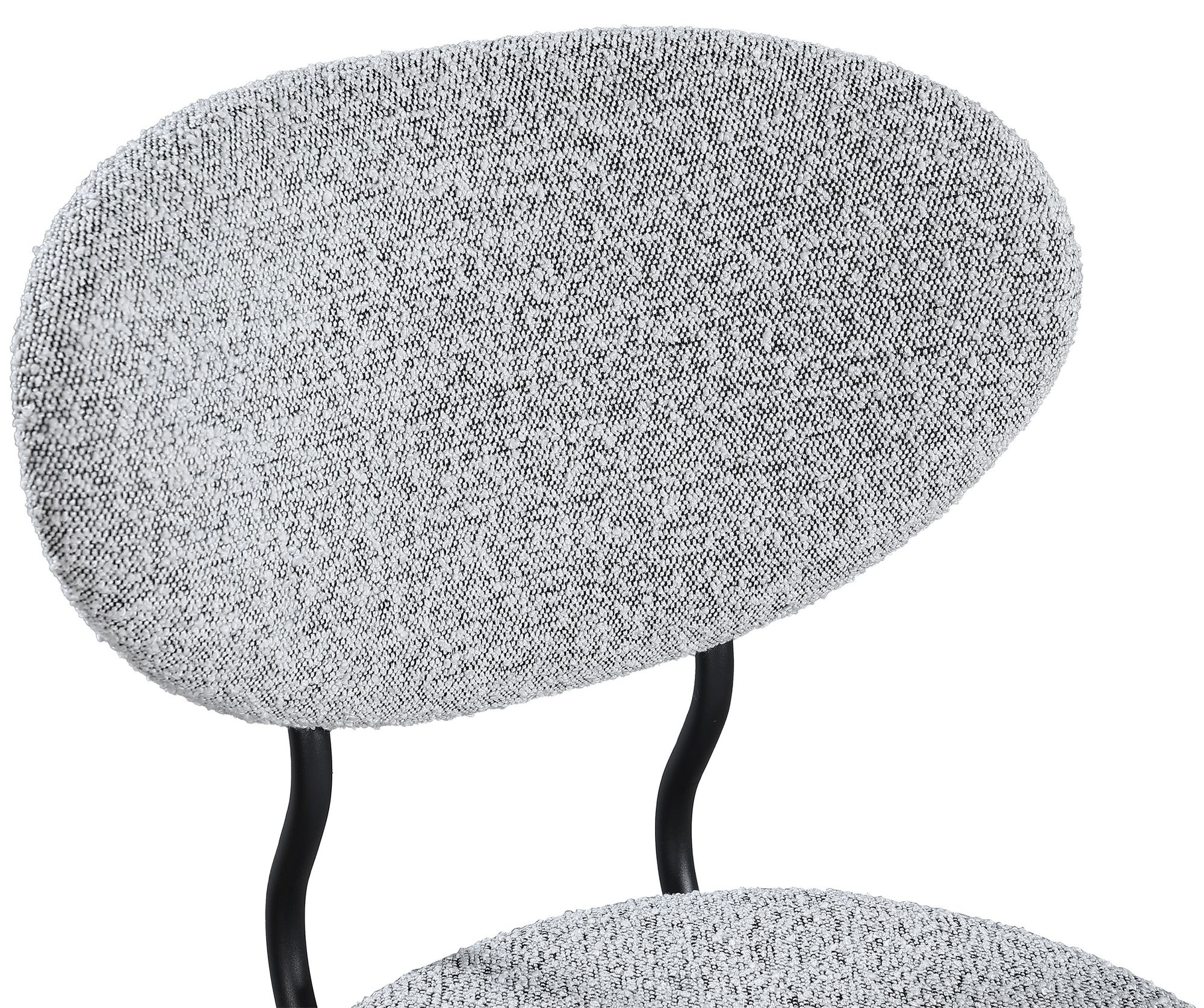 Allure Boucle Fabric Dining Chair