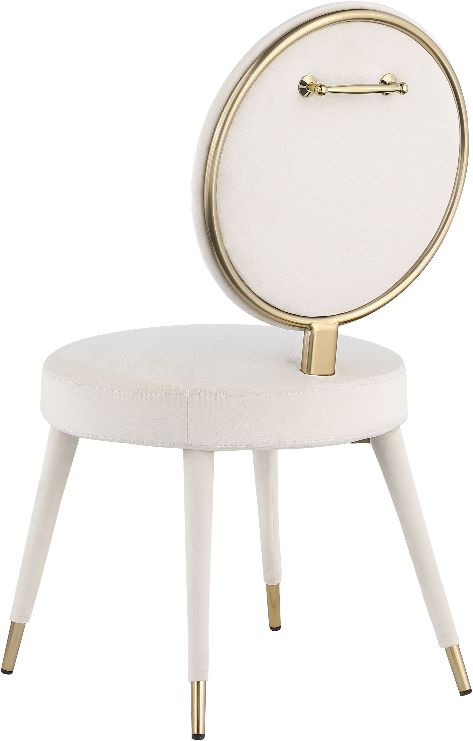 Brandy Dining Chair with Iron Metal Frame