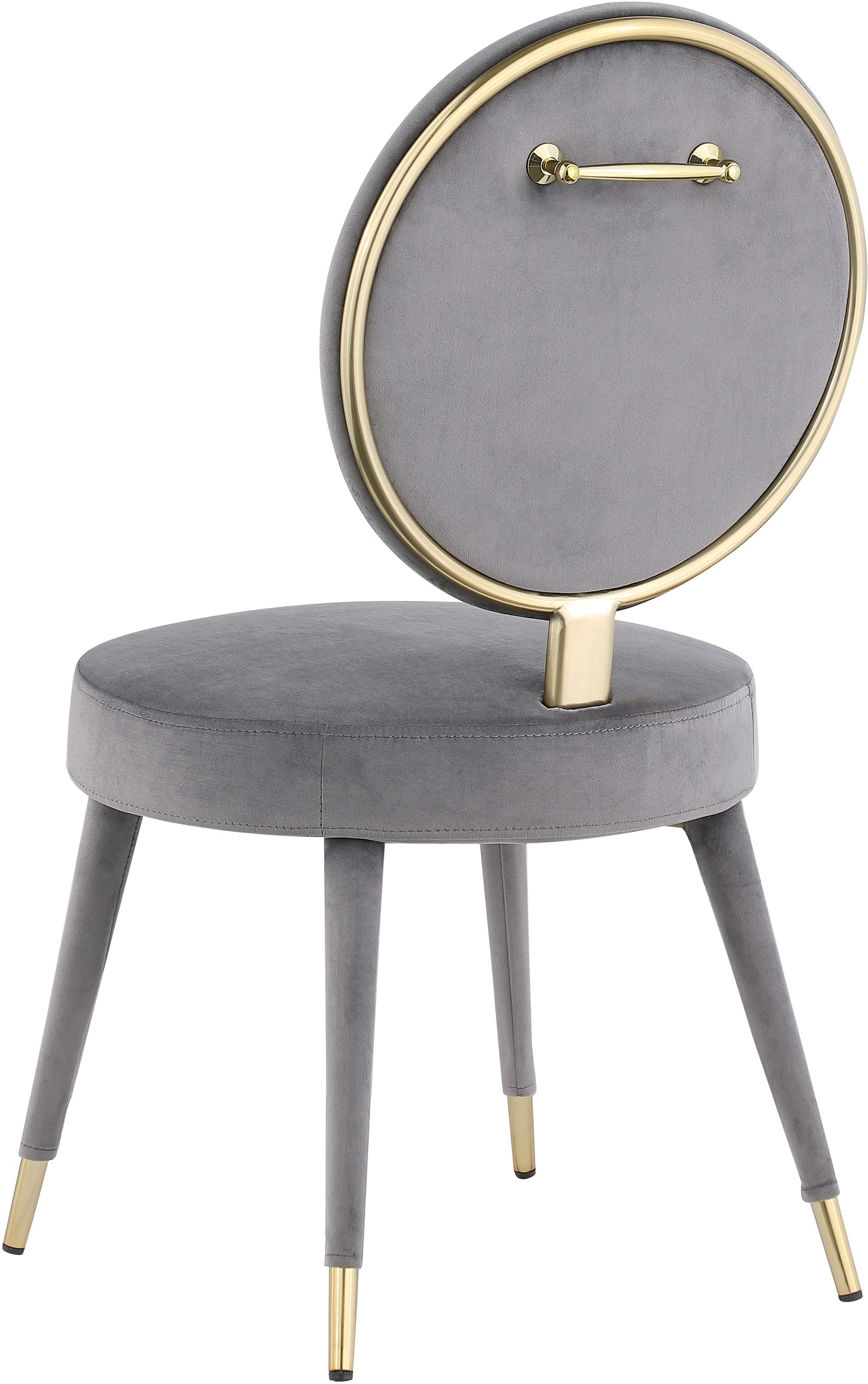Brandy Dining Chair with Iron Metal Frame
