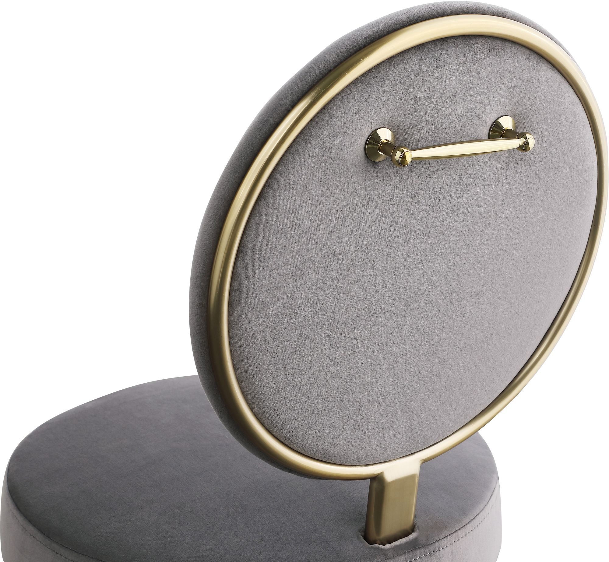 Brandy Dining Chair with Iron Metal Frame
