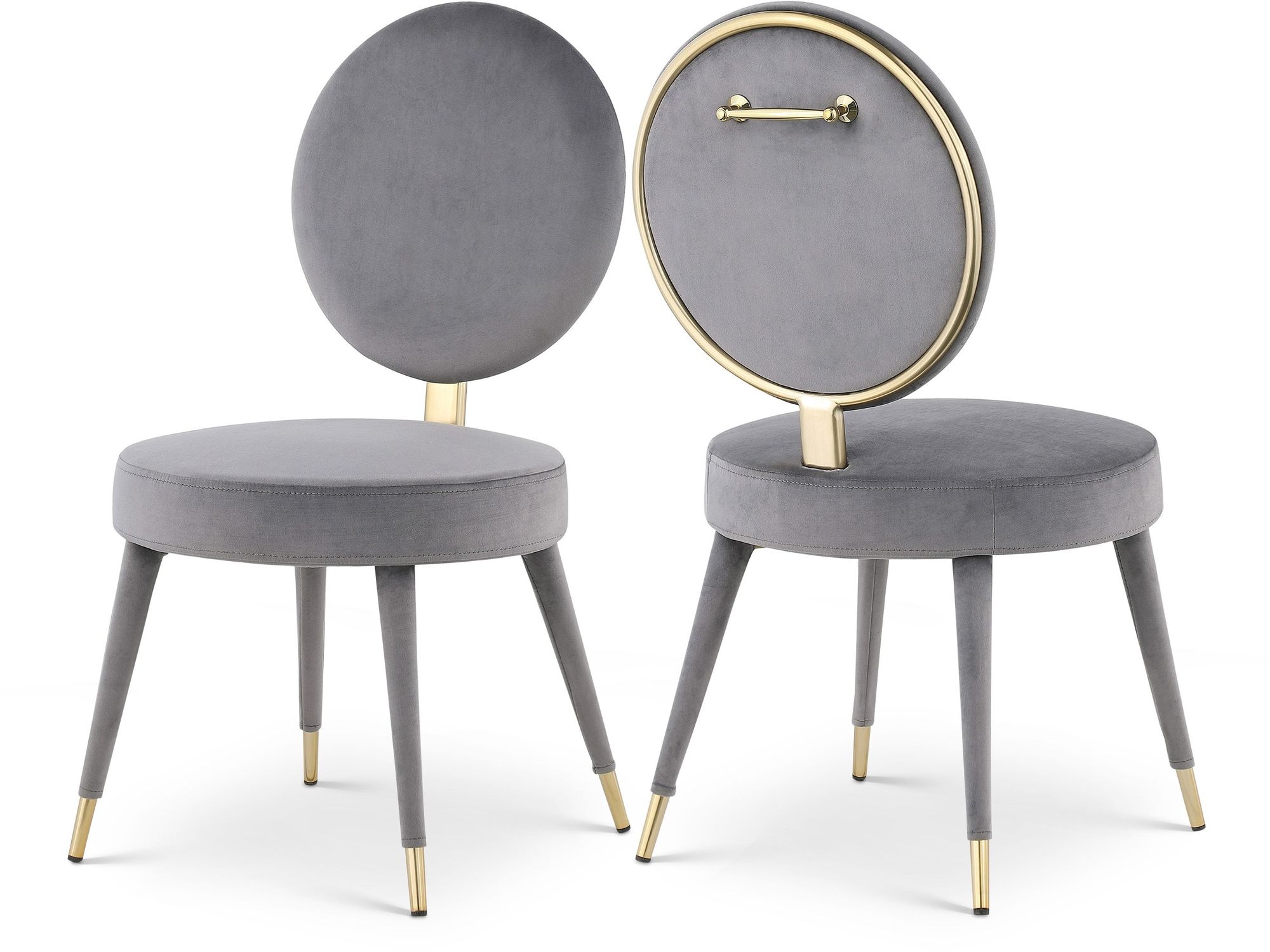 Brandy Dining Chair with Iron Metal Frame