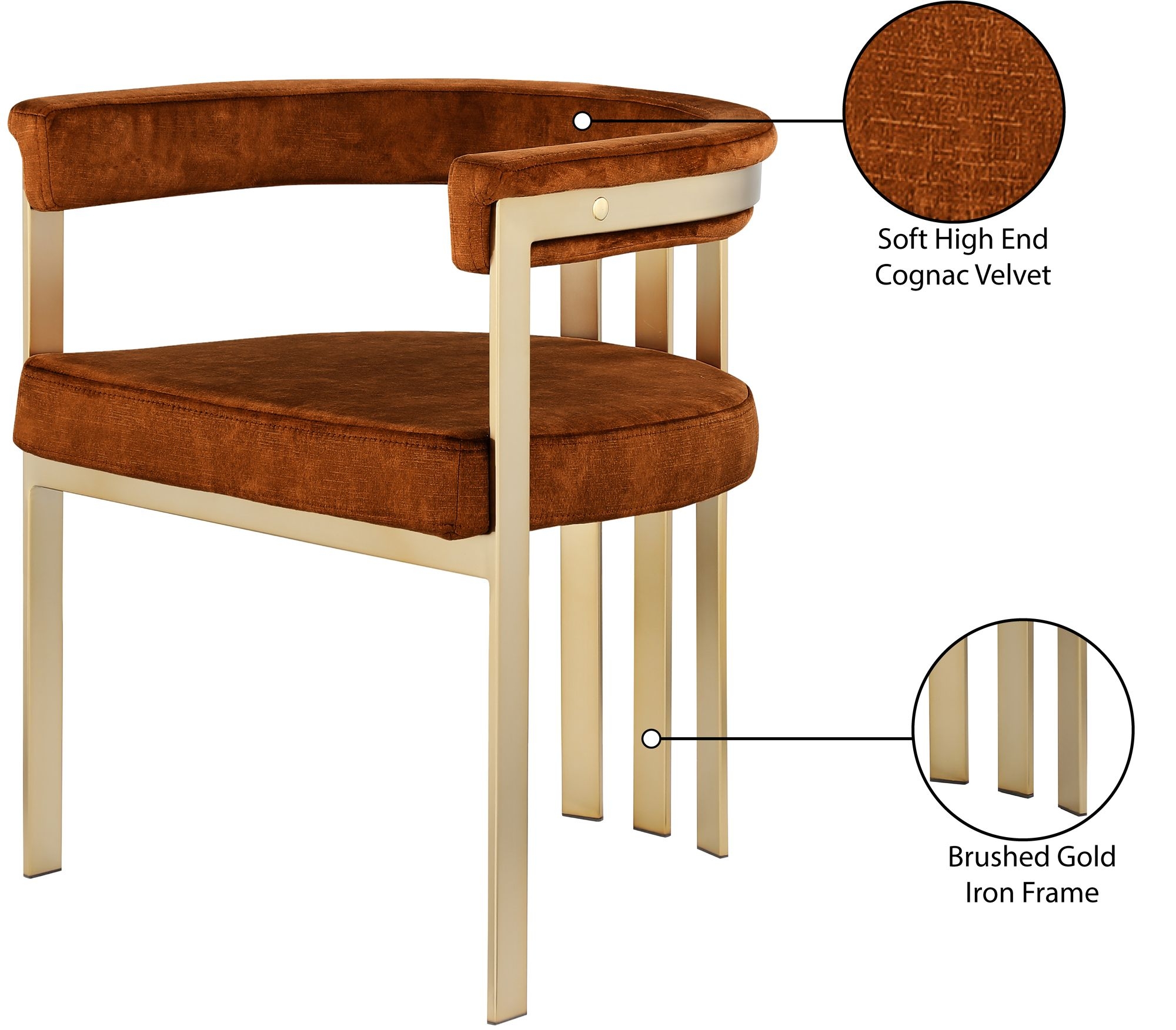 Marcello Velvet Dining Chair