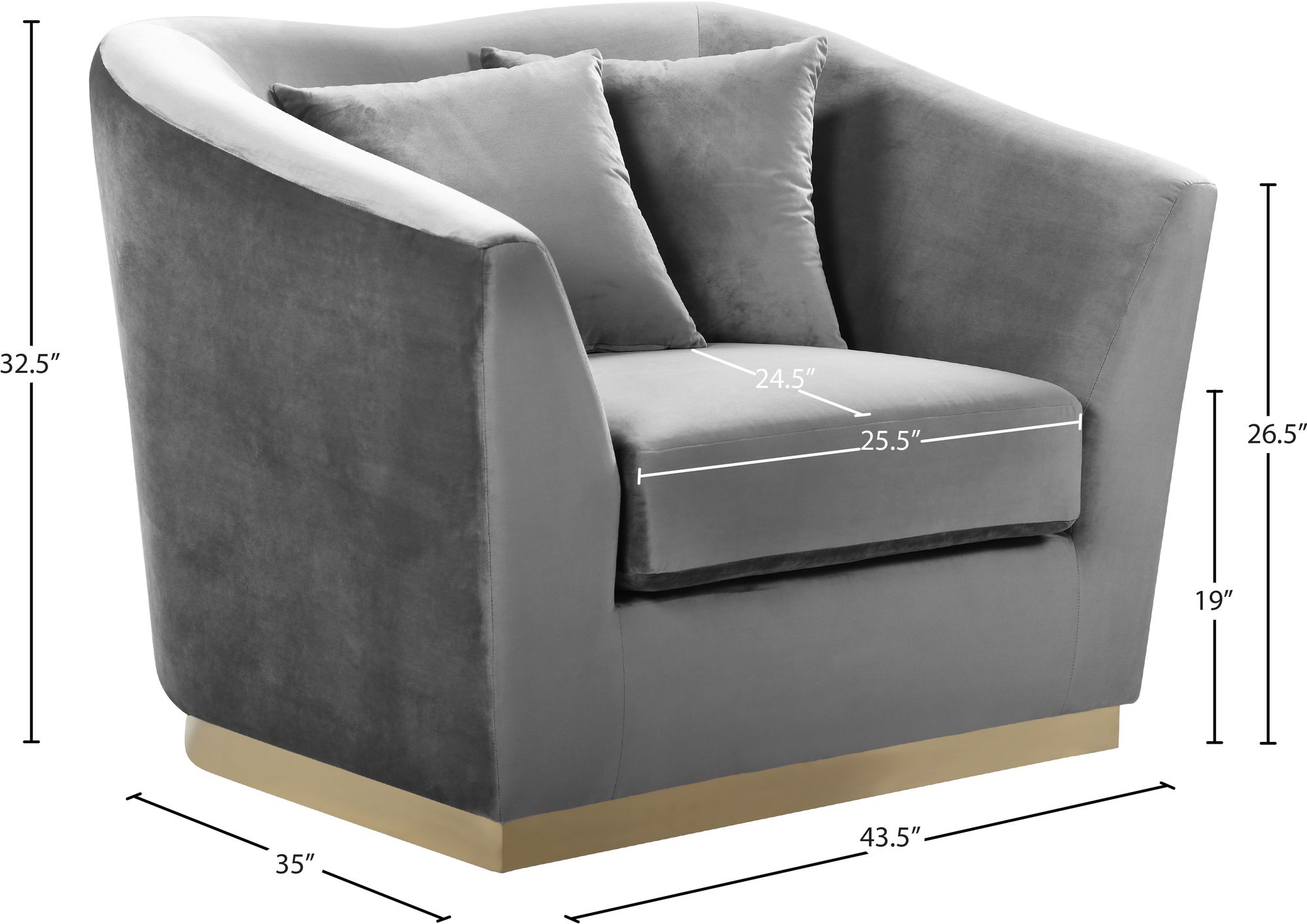 Arabella Velvet Chair