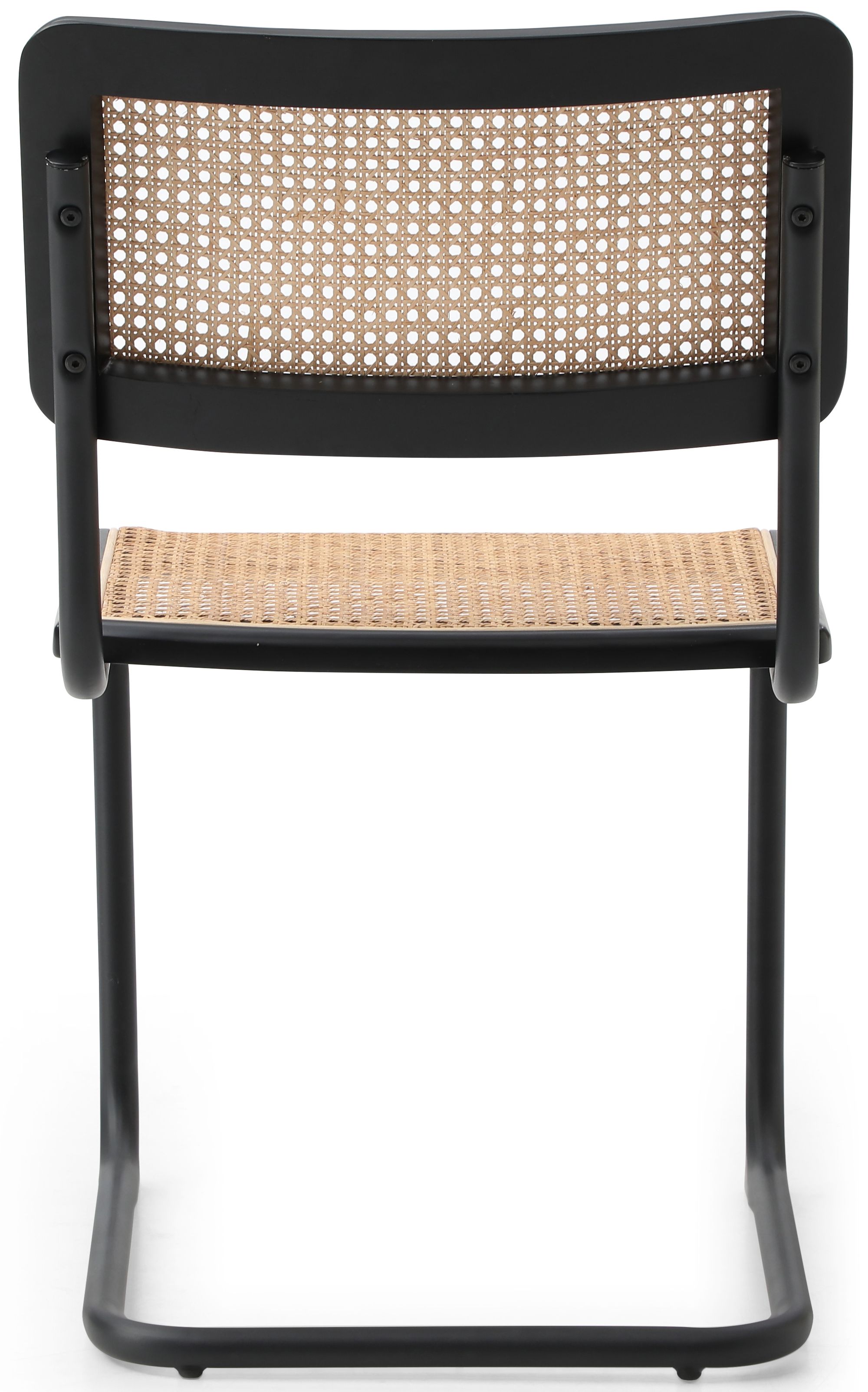 Kano Rattan Dining Chair with Powder Coated Metal Frame