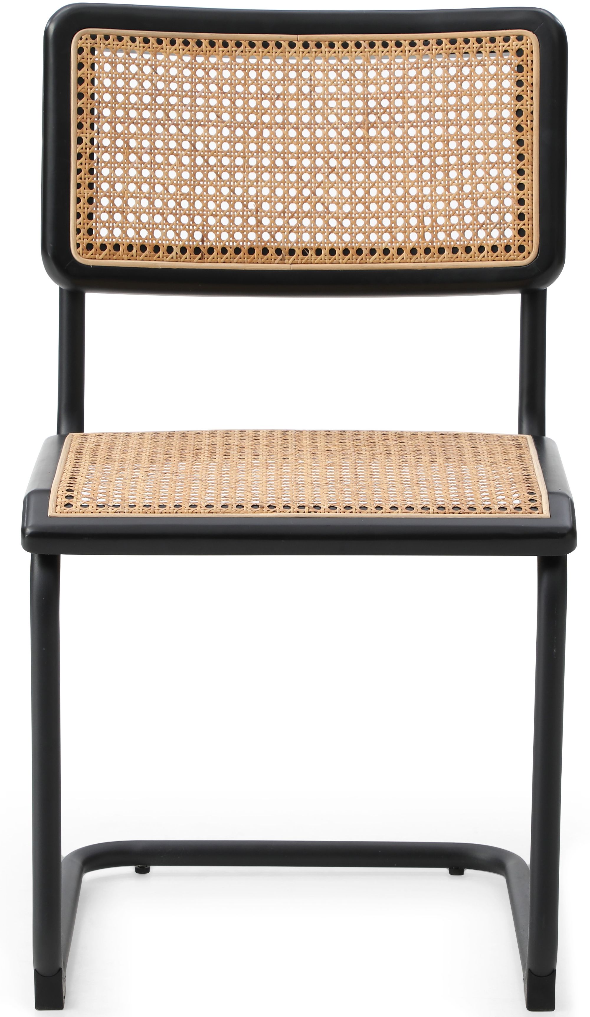 Kano Rattan Dining Chair with Powder Coated Metal Frame
