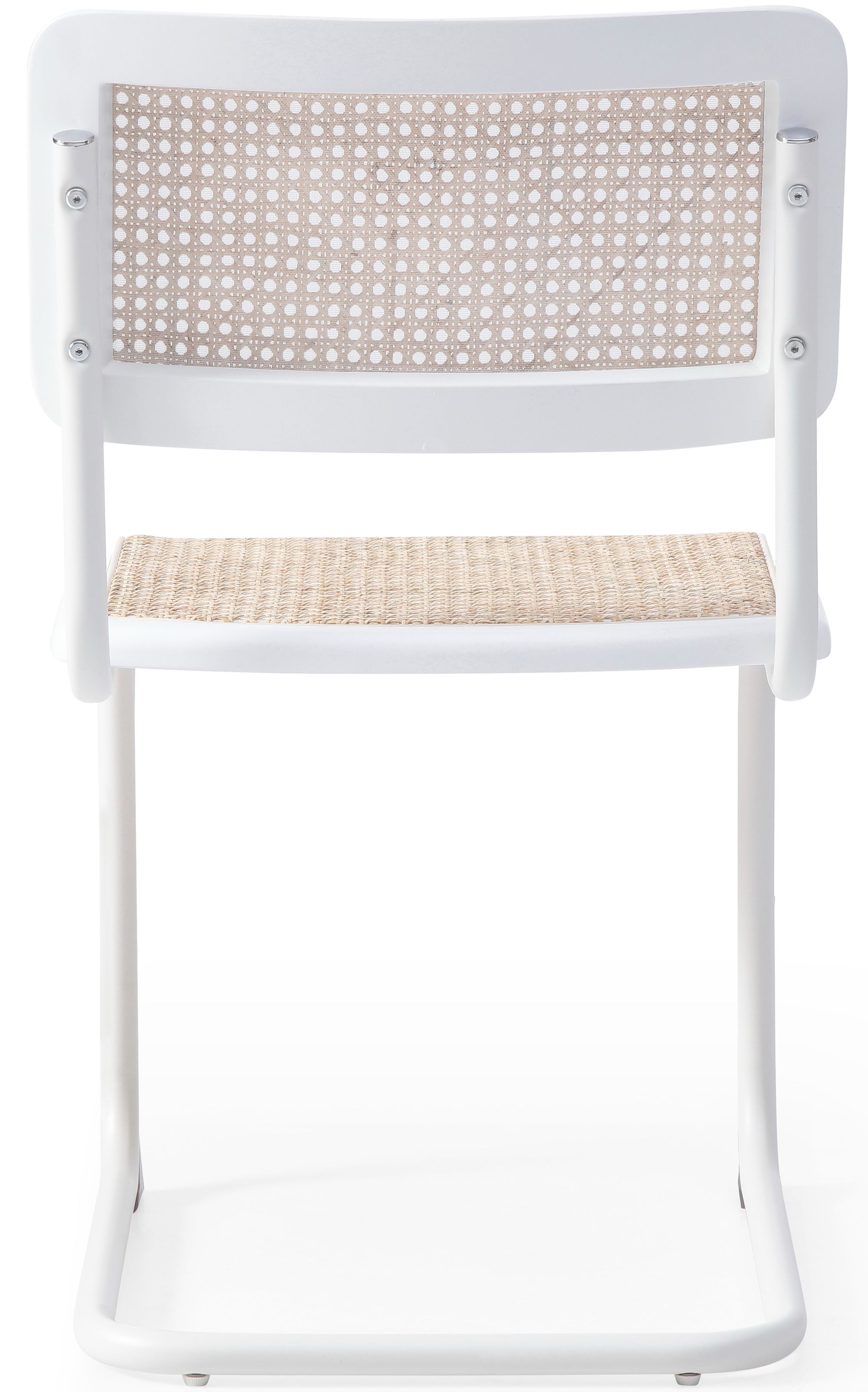 Kano Rattan Dining Chair with Black Powder Coated Metal Frame