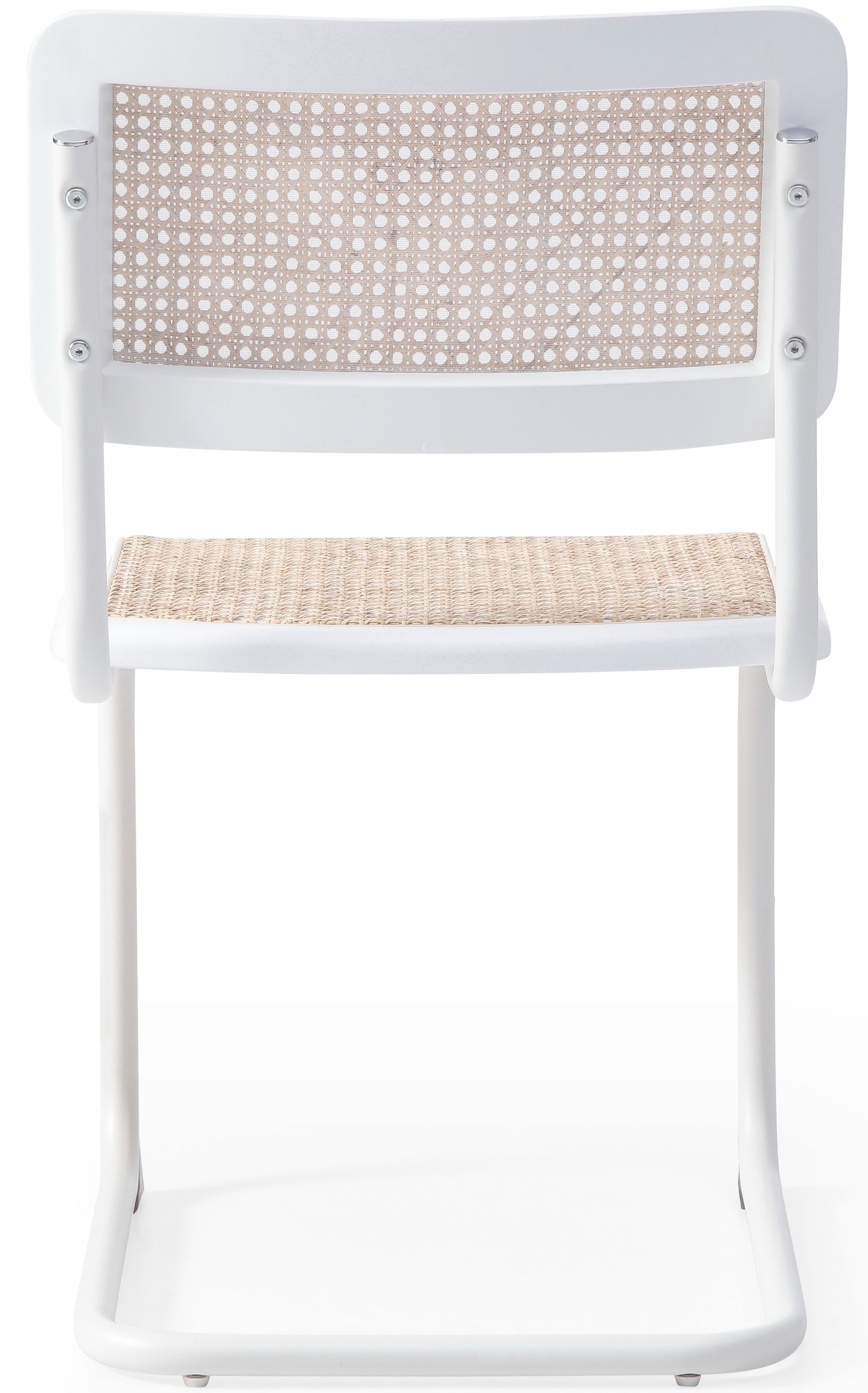 Kano Rattan Dining Chair with Powder Coated Metal Frame