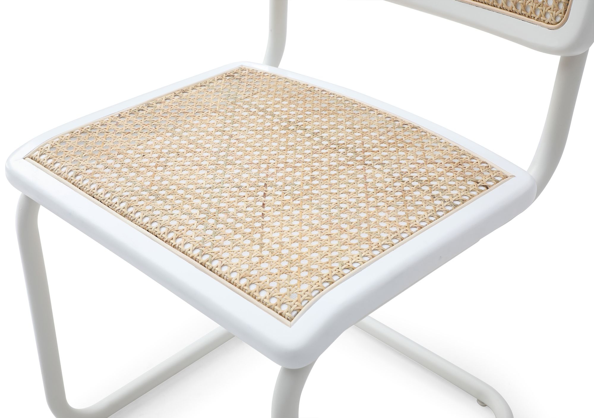 Kano Rattan Dining Chair with Powder Coated Metal Frame