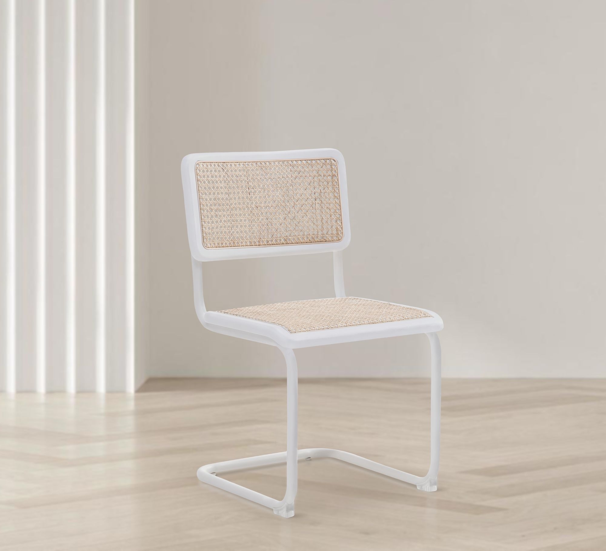 Kano Rattan Dining Chair with Powder Coated Metal Frame