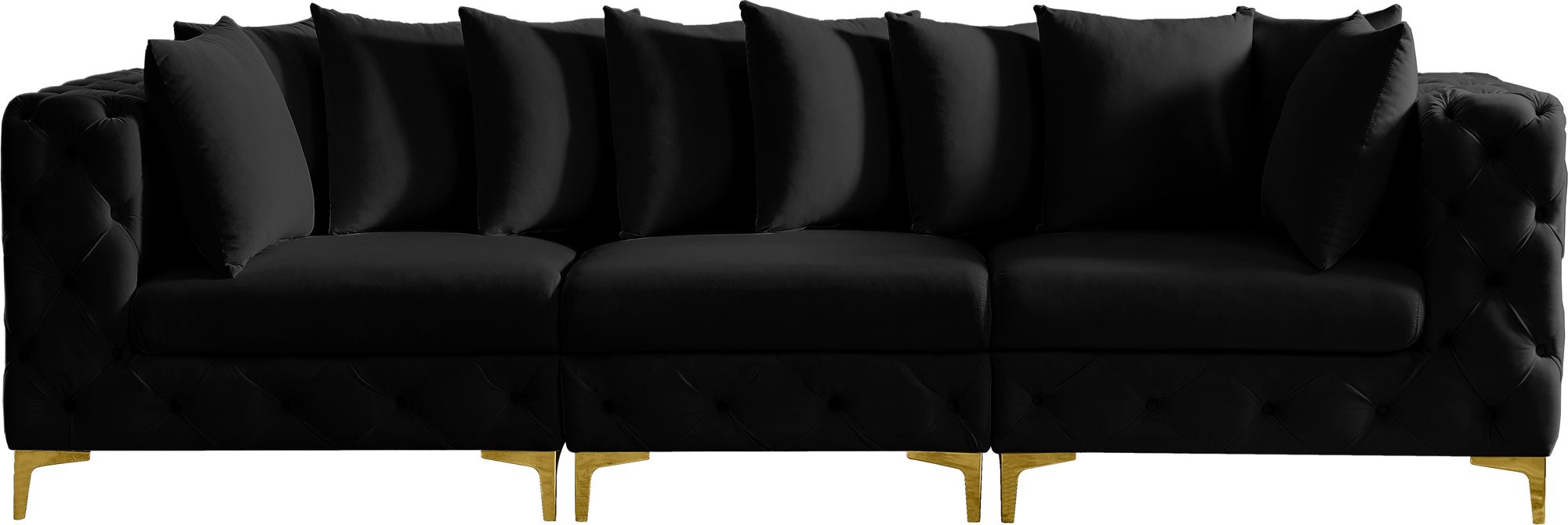 Tremblay 108" Velvet Modular Sofa