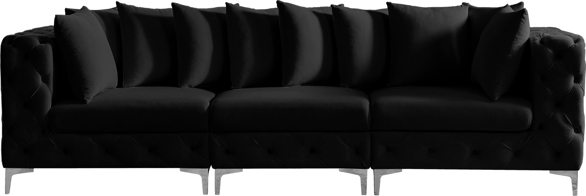 Tremblay 108" Velvet Modular Sofa