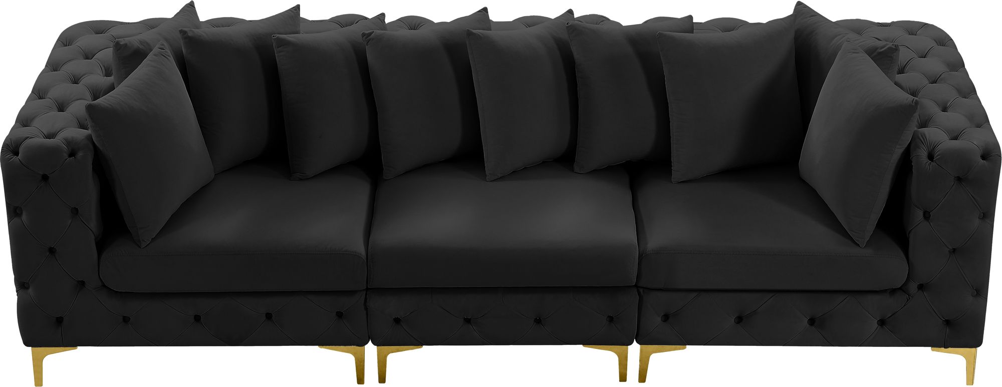 Tremblay 108" Velvet Modular Sofa